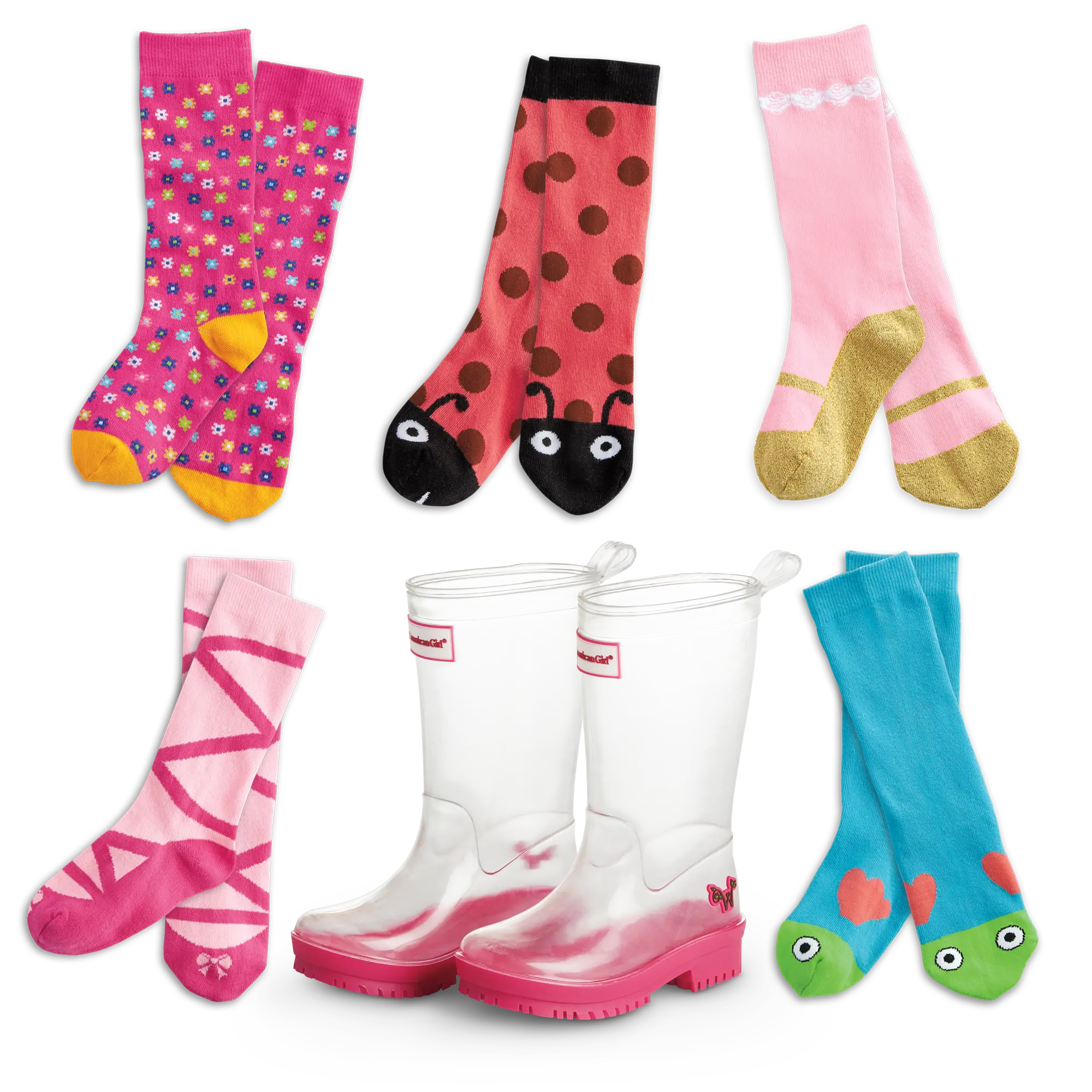 Welliewishers Wellies & Socks Set For Girls
