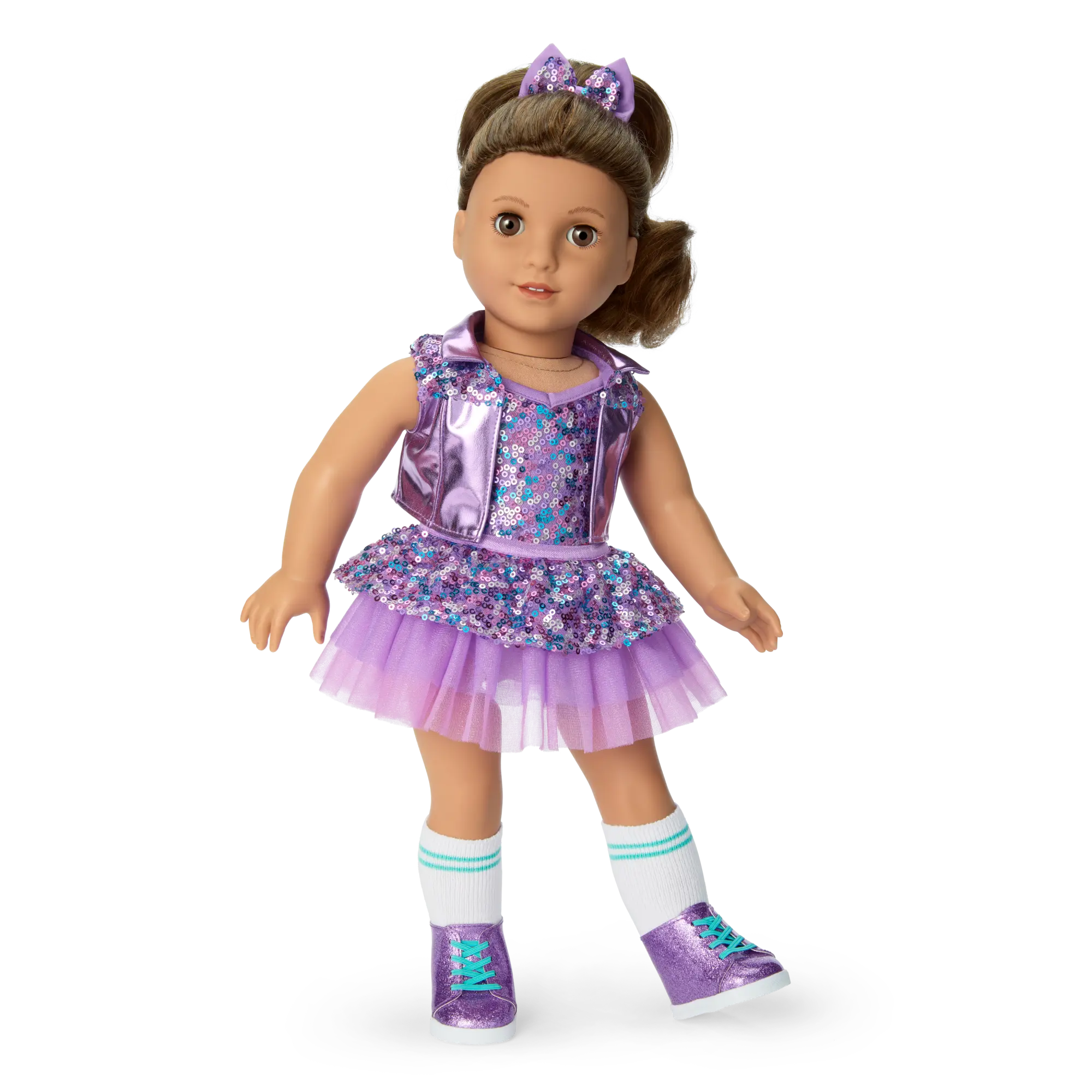 Truly Me #117 Doll & Dance All Day Set With Wavy Dark-Brown Hair - Image 3