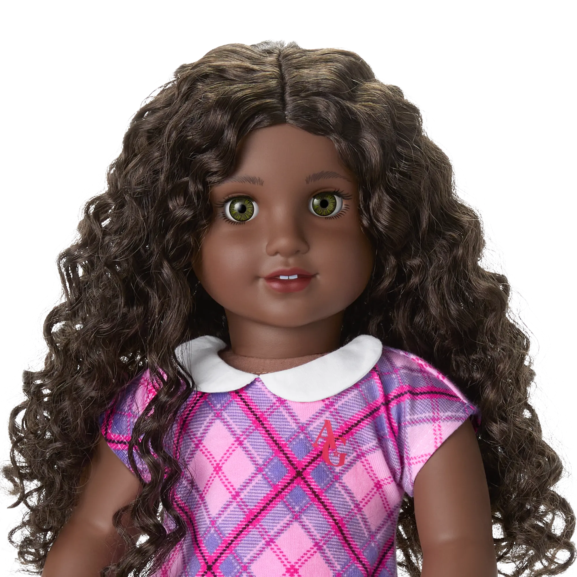 Truly Me 18-Inch Doll #127 With Curly Dark-Brown Hair - Image 3