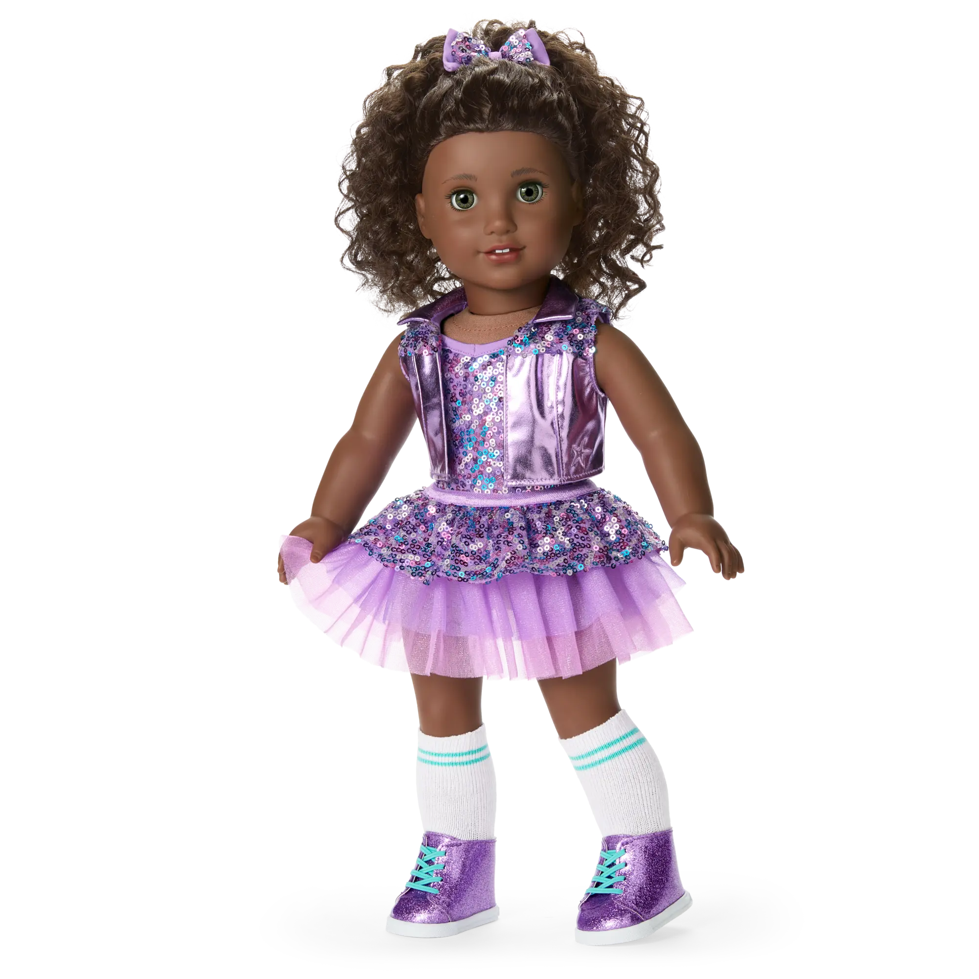 Truly Me #127 Doll & Dance All Day Set With Curly Dark-Brown Hair - Image 3