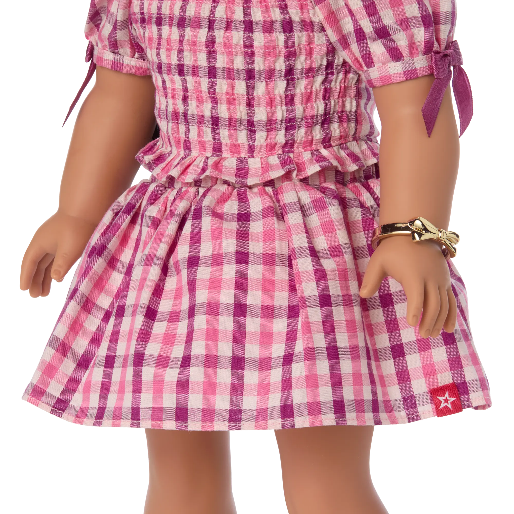 Raquel's Gingham Ruffle Outfit For Girls & 18-Inch Dolls + Raquel Doll (Girl Of The Year 2026) - Image 14