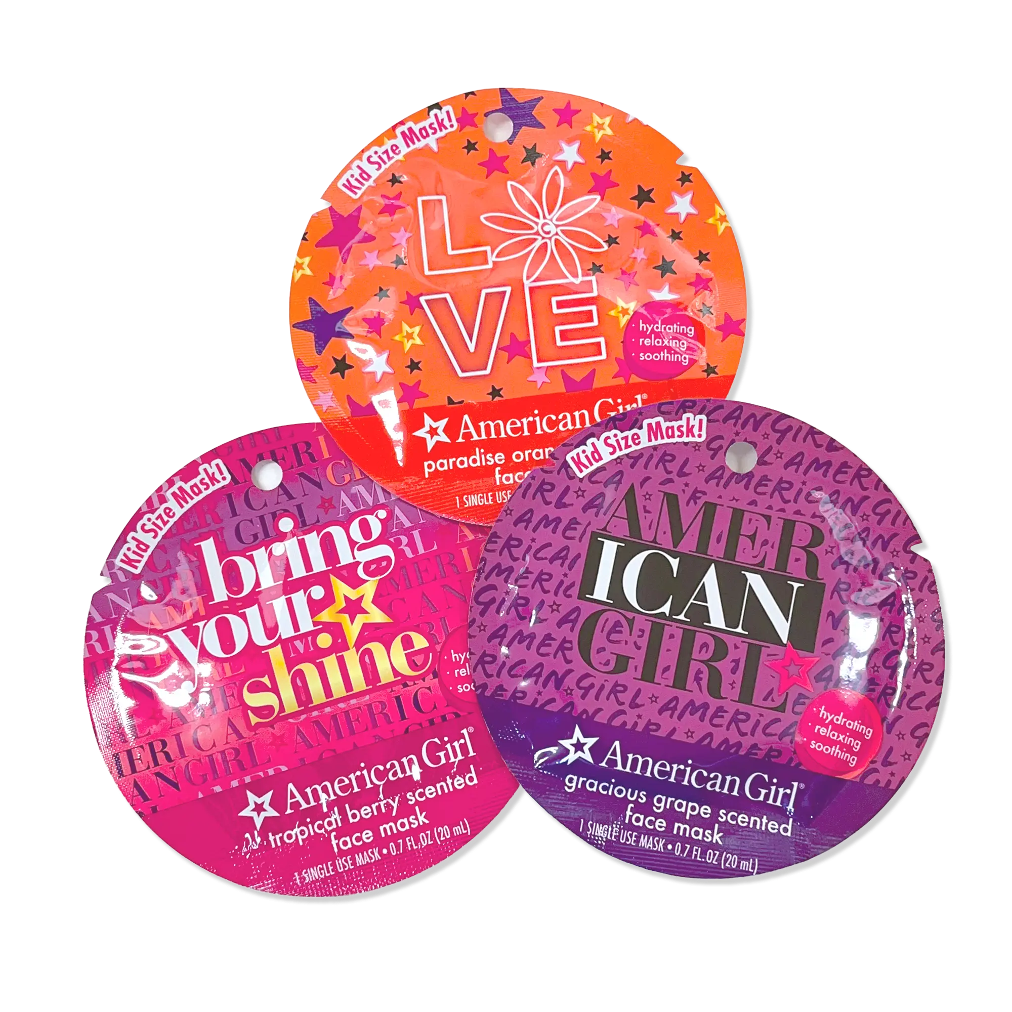 Scented Spa Mask 3-Pack For Girls