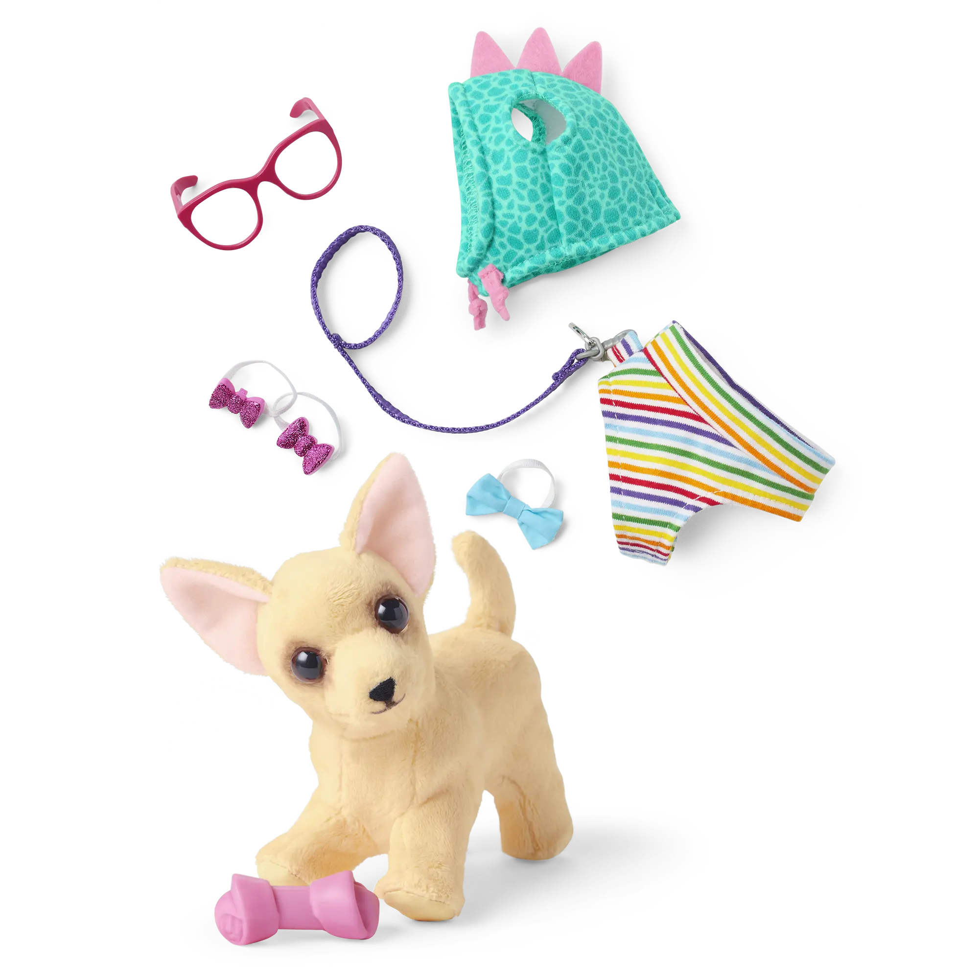 Barker Posey Dog For 18-Inch Dolls & Fancy Pet Fashion Accessories