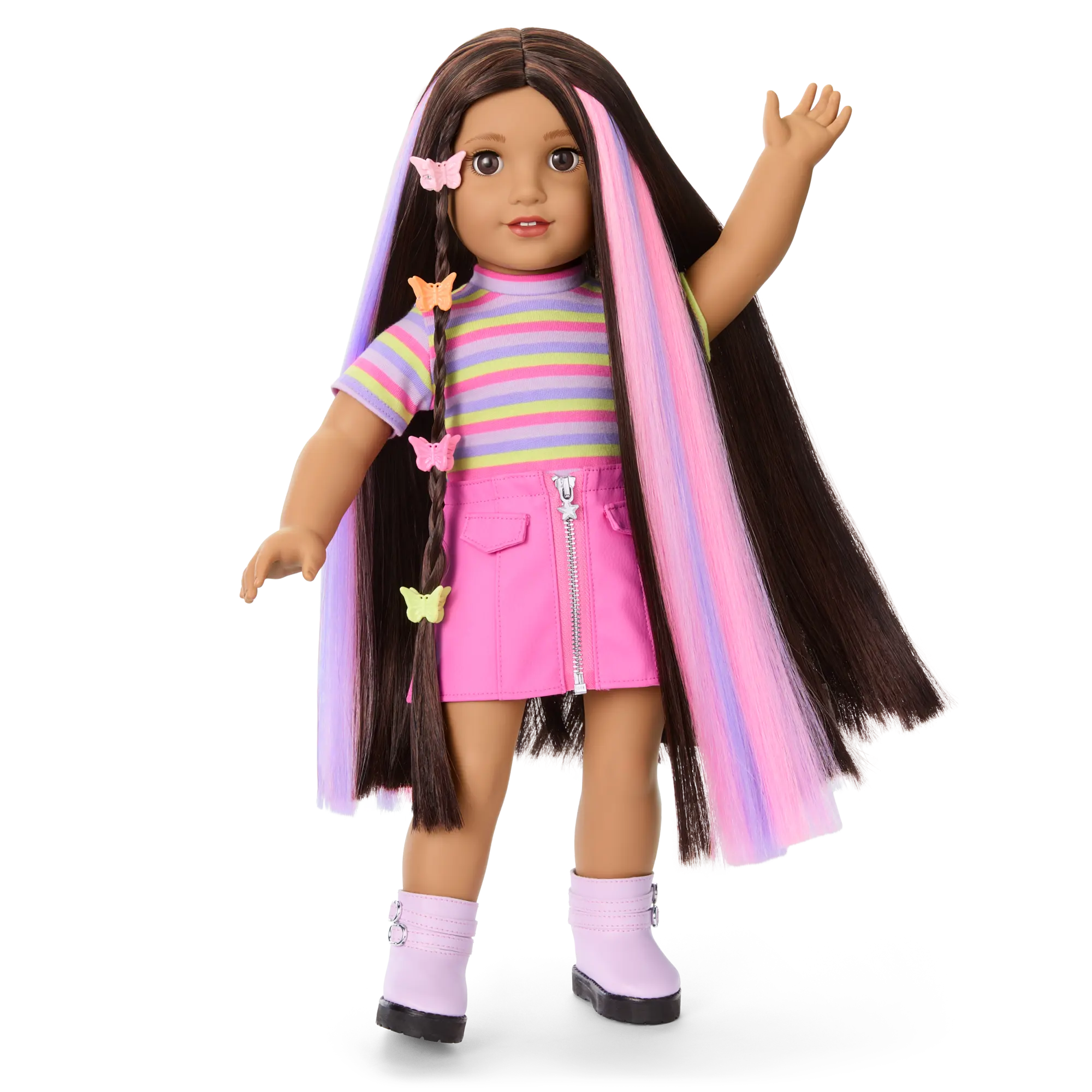 Long Hair Looks By Truly Me 18-Inch Doll #134 & Hair Accessories - Image 5