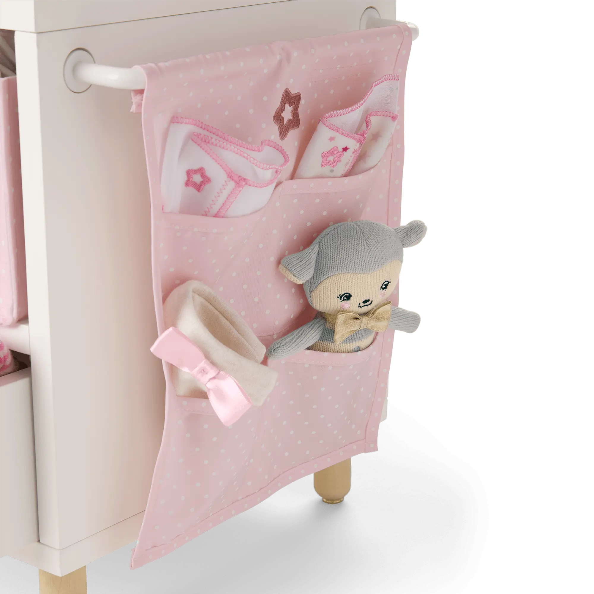 Dots & Blooms Changing Table With Storage - Image 5