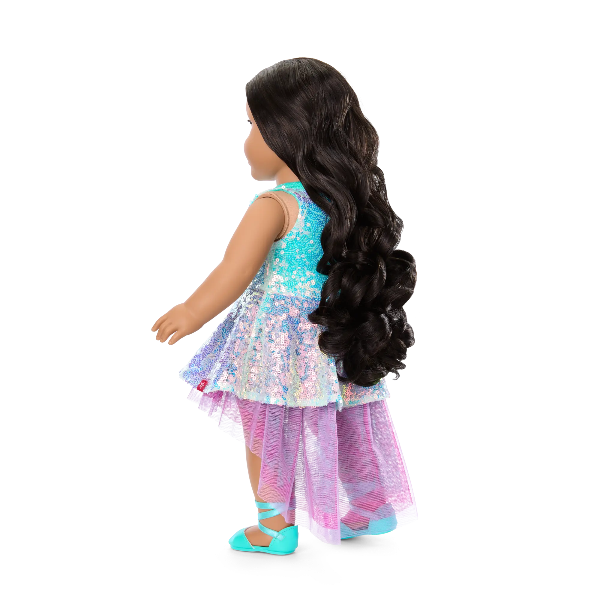 Glam Shimmering Ocean Outfit For 18-Inch Dolls - Image 6