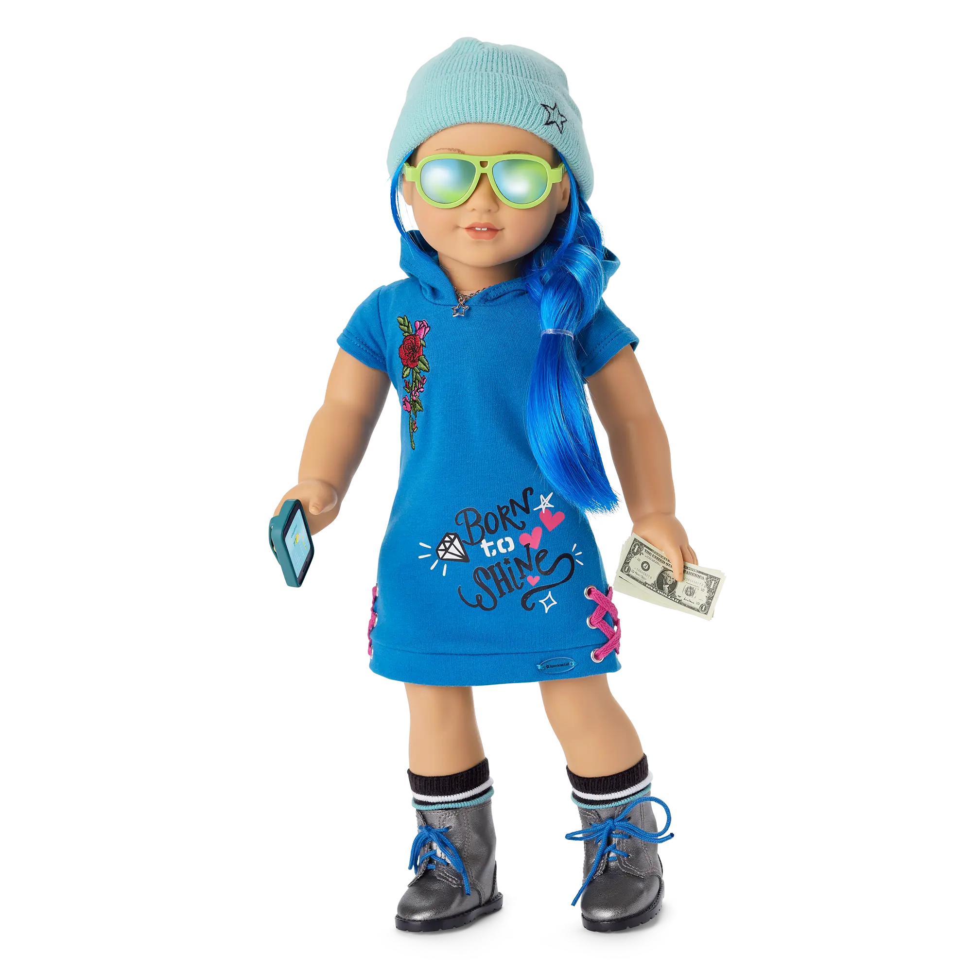 Truly Me Doll #90 In Skater Dress + Chic & Stylish Accessories