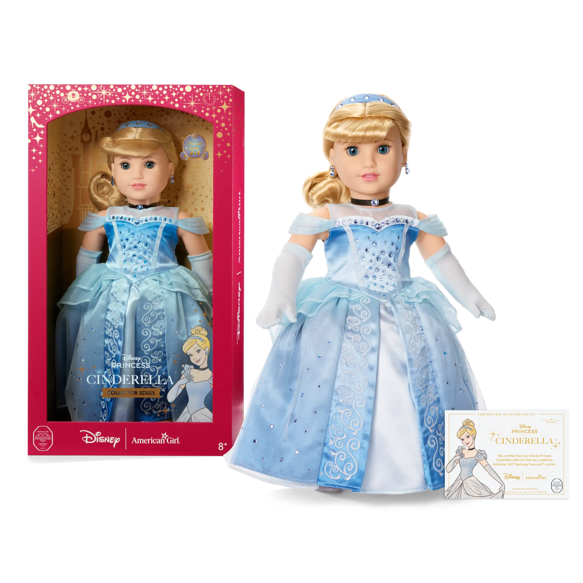 Disney Princess Cinderella 18-Inch Doll By American Girl Collector Series - Image 15