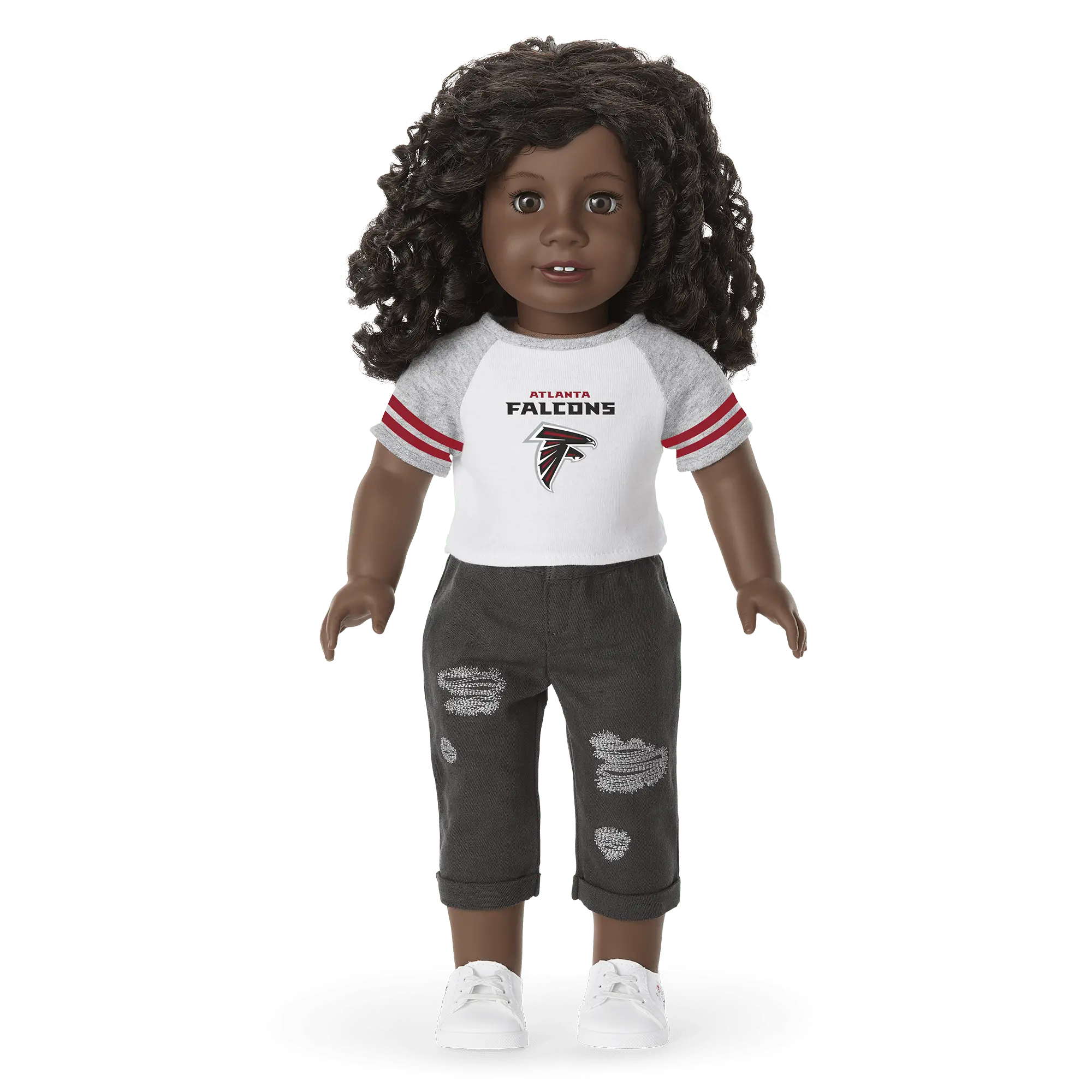American Girl X Nfl Atlanta Falcons Fan Tee For 18-Inch Dolls - Image 2