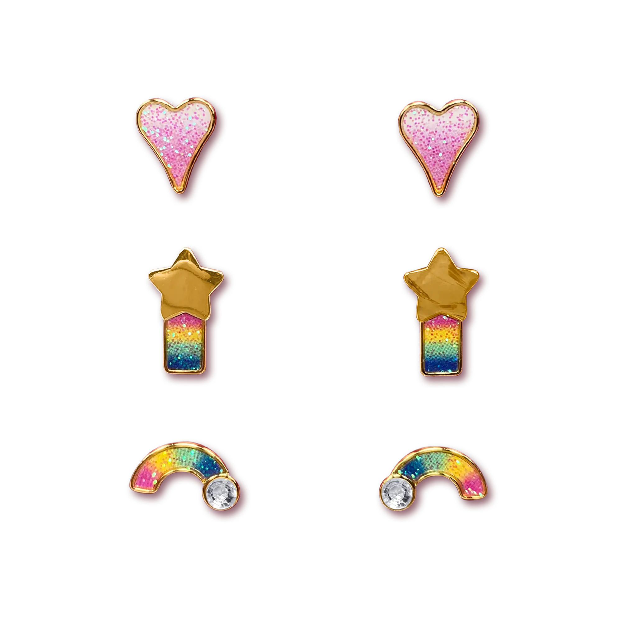 American Girl X Stephanie Gottlieb Golden Glow Earring Set For 18-Inch Dolls
