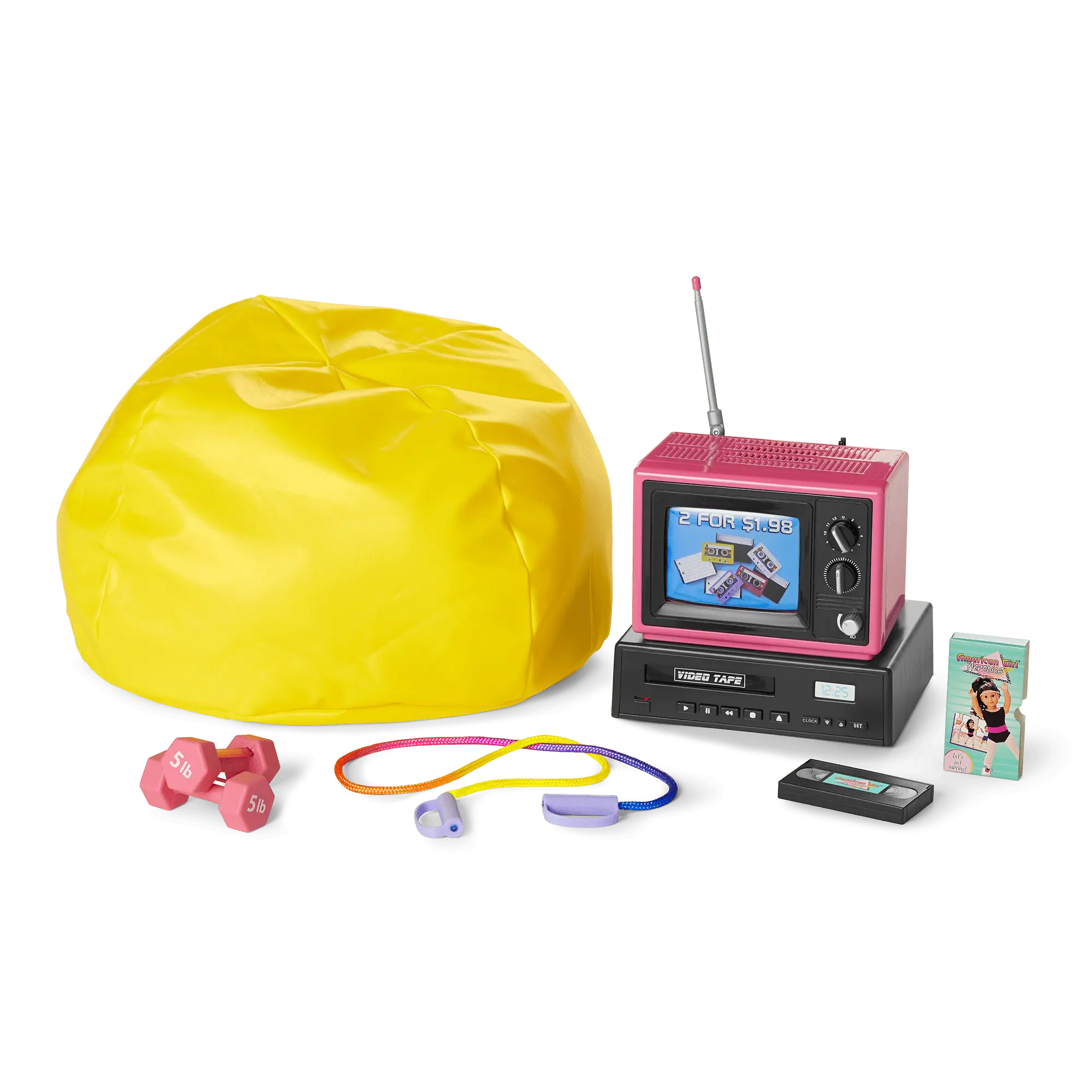 Courtney's Tv & Fitness Accessories For 18-Inch Dolls (Historical Characters)