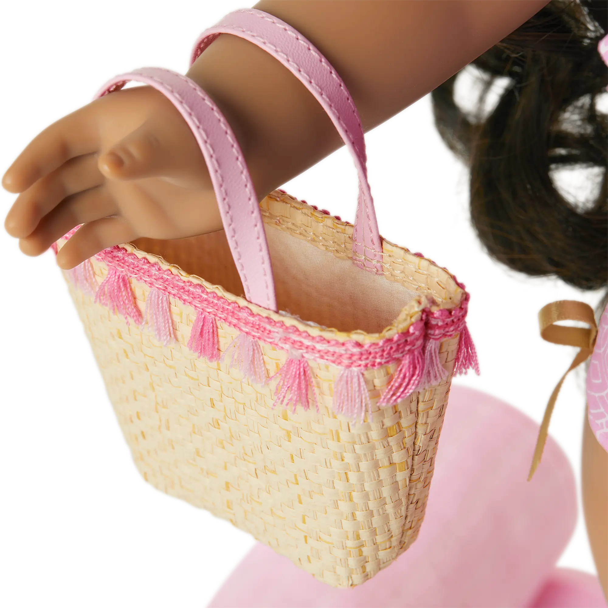 Rosy Resort Swimsuit For 18-Inch Dolls - Image 6