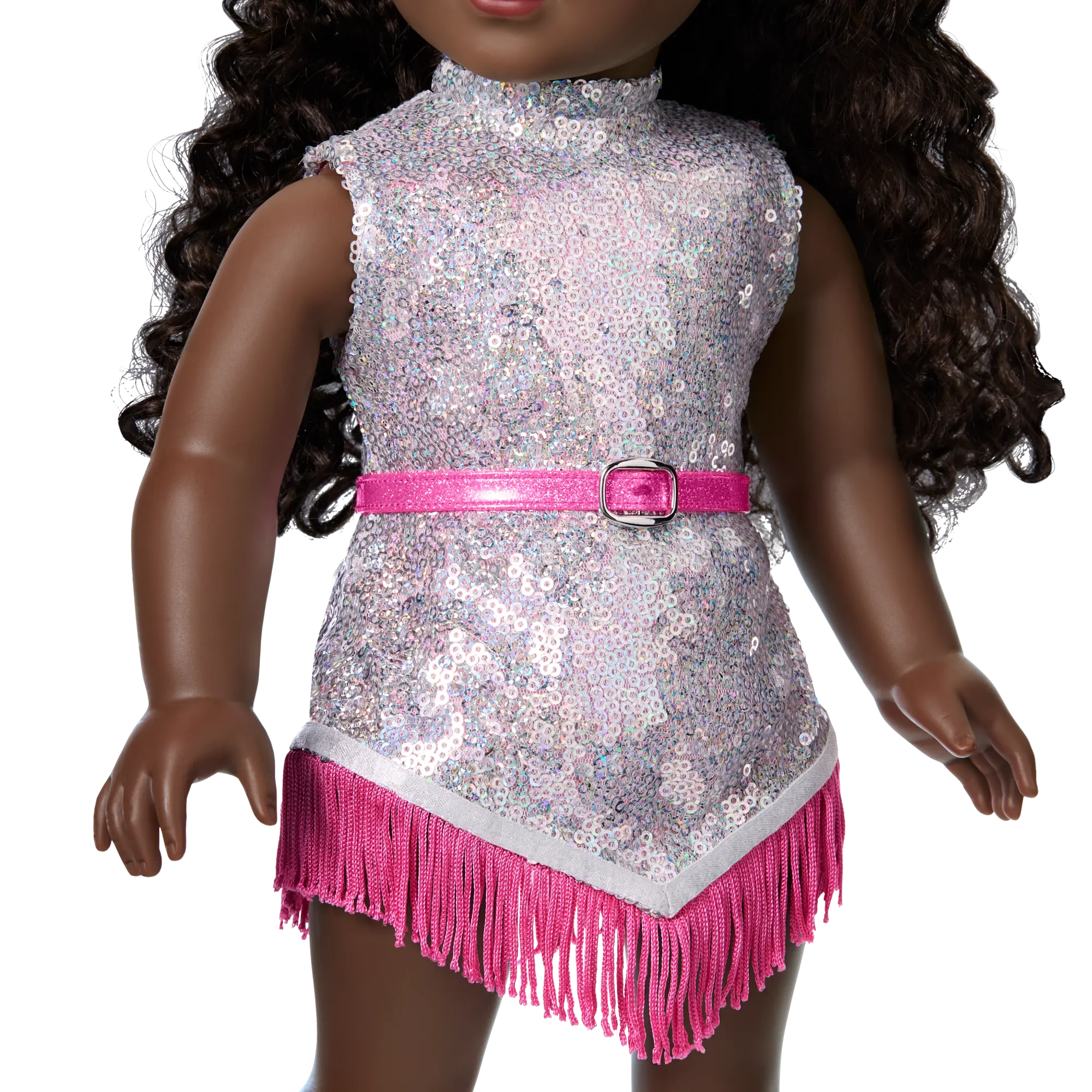 Glam Pink Cowgirl Outfit & Pink Spotted Cow Backpack & Accessory Set Bundle - Image 12