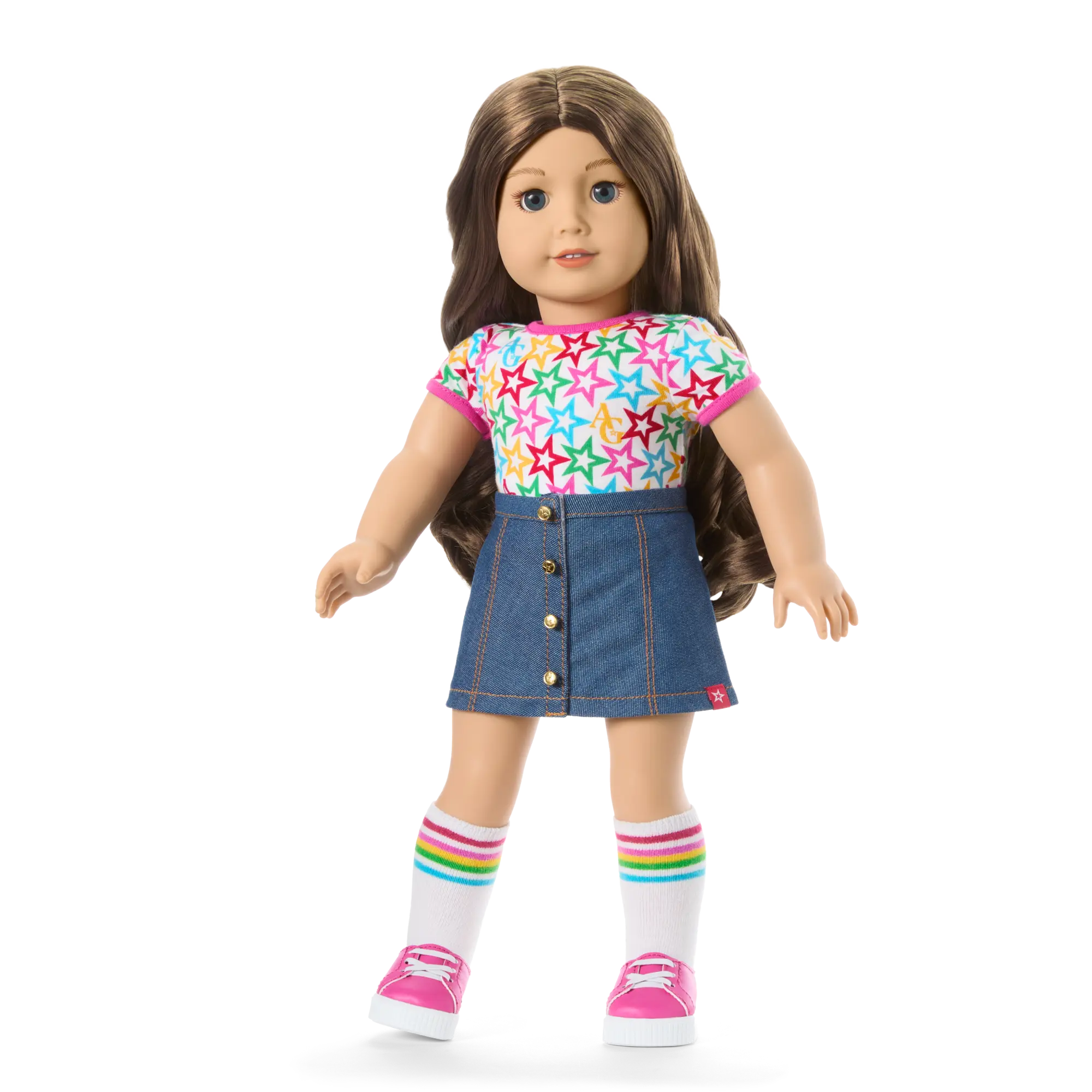 Truly Me 18-Inch Doll #126 With Wavy Brown Hair - Image 9