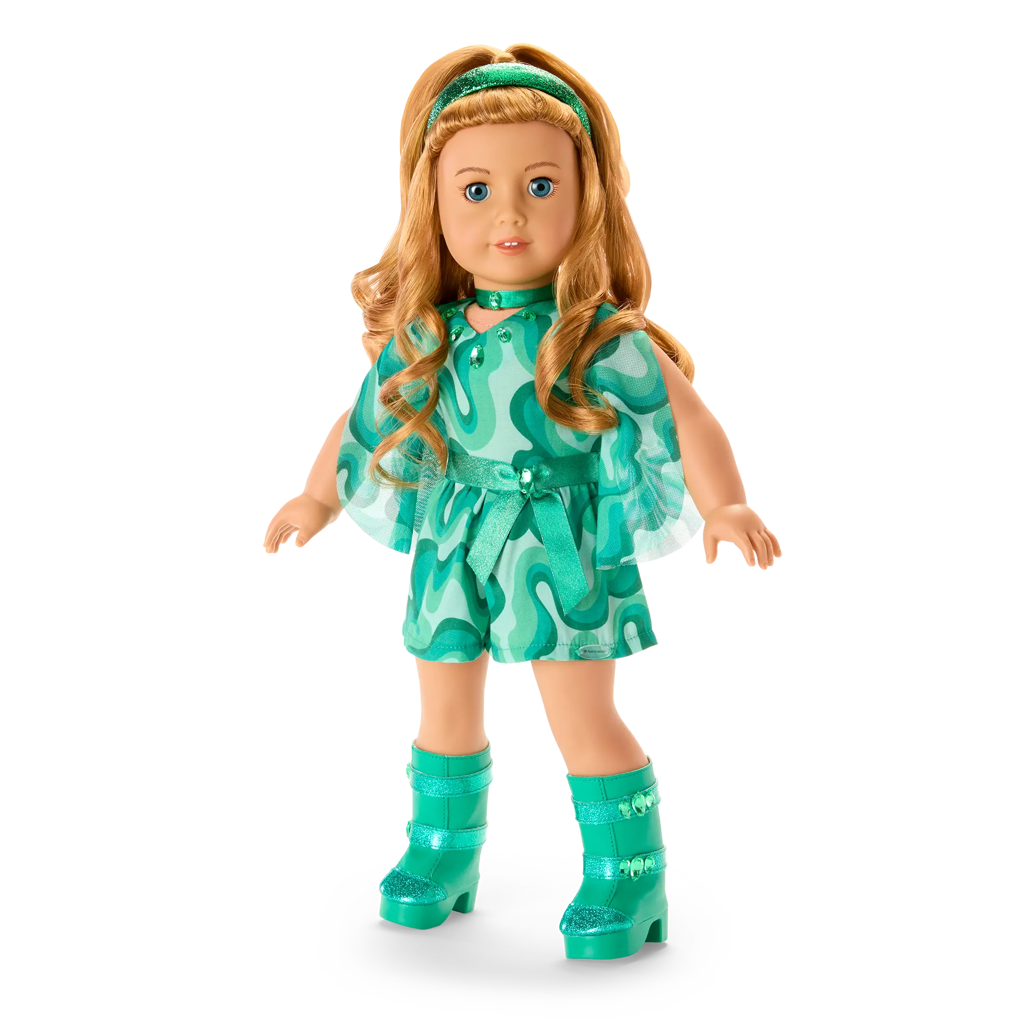 May Enchanting Emerald Outfit For 18-Inch Dolls - Image 2
