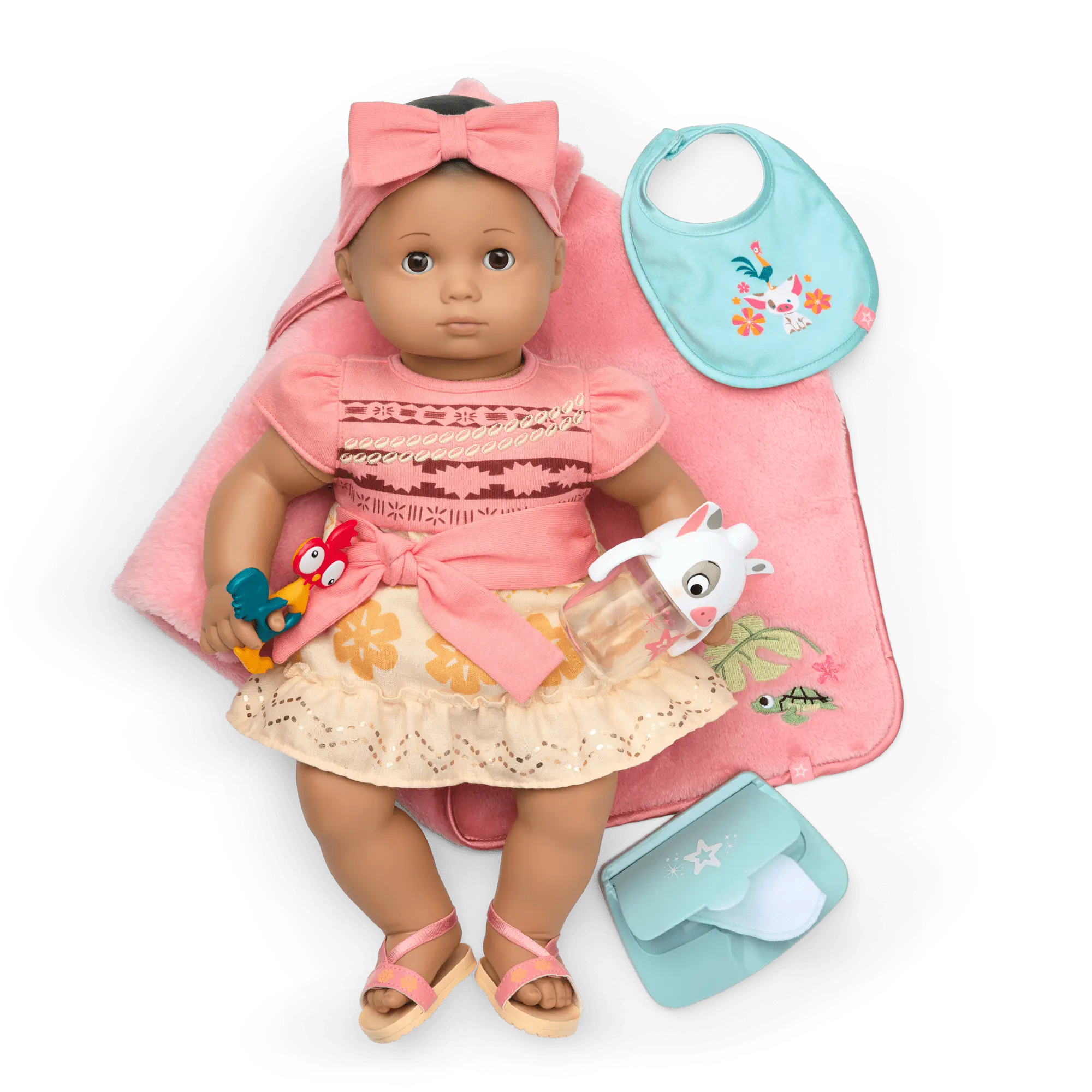 Disney Princess Moana Cuddle & Care Set With Bitty Baby Doll By American Girl - Image 2