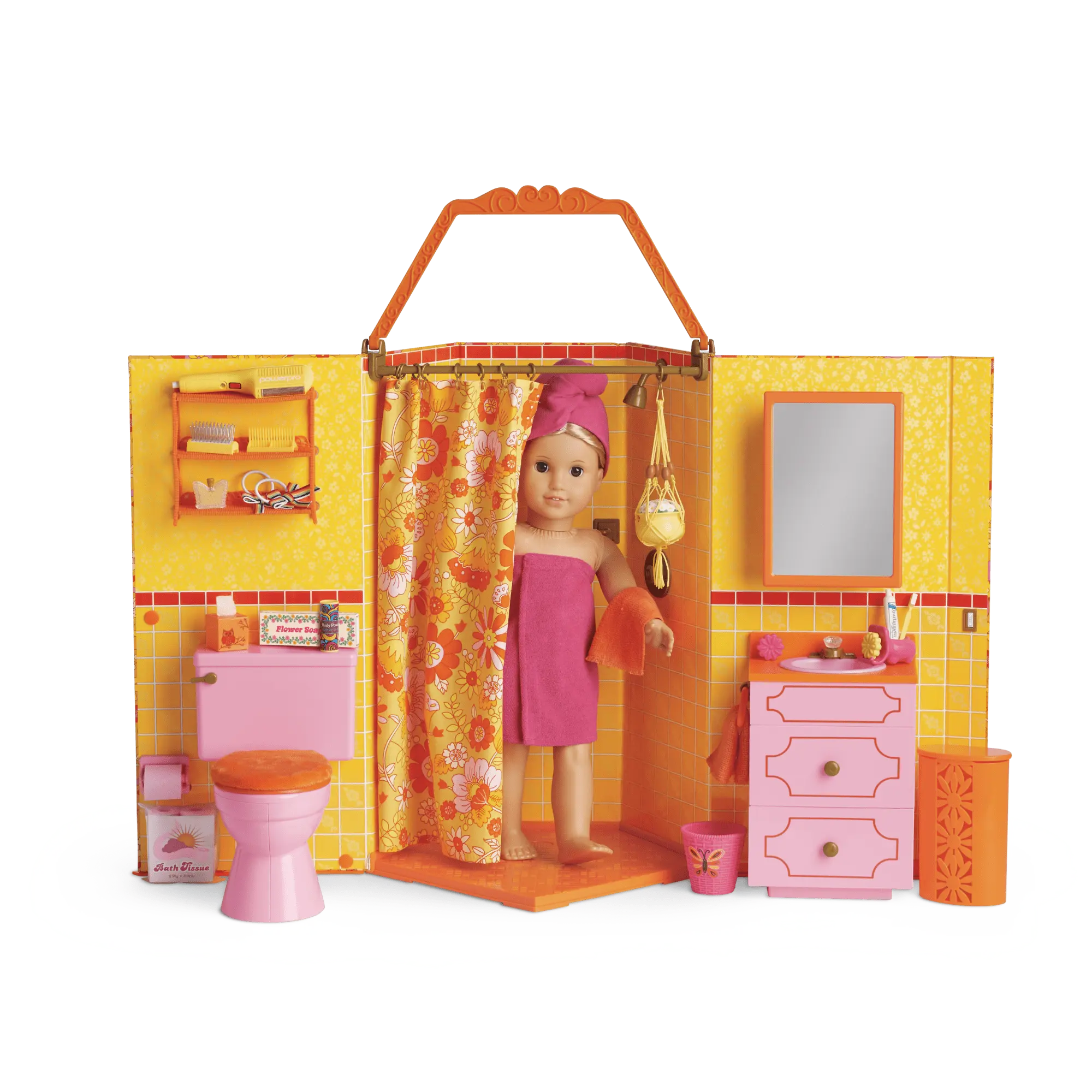 Julie's Groovy Bathroom For 18-Inch Dolls (Historical Characters) - Image 2