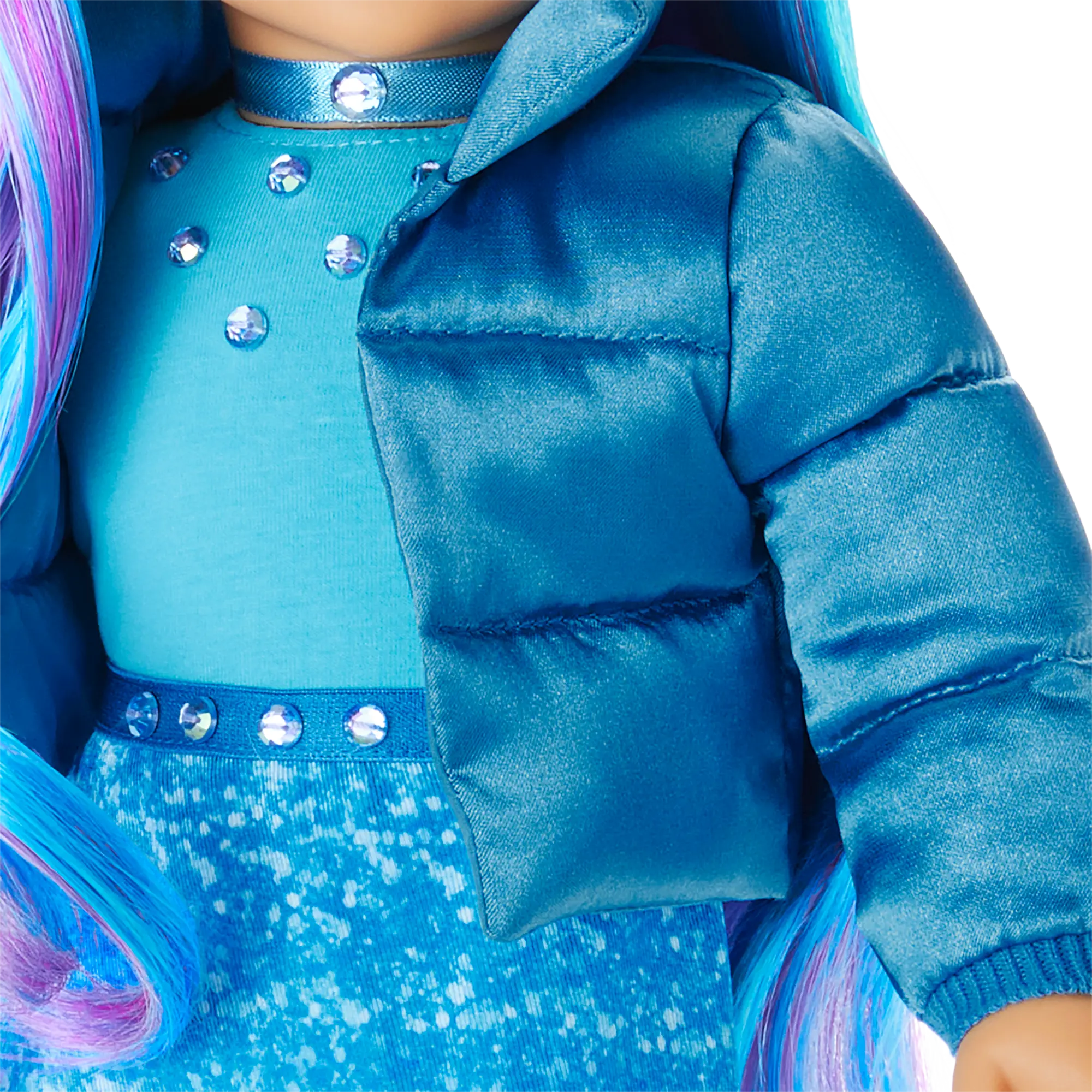 December Blue Beauty Topaz Outfit For 18-Inch Dolls - Image 6