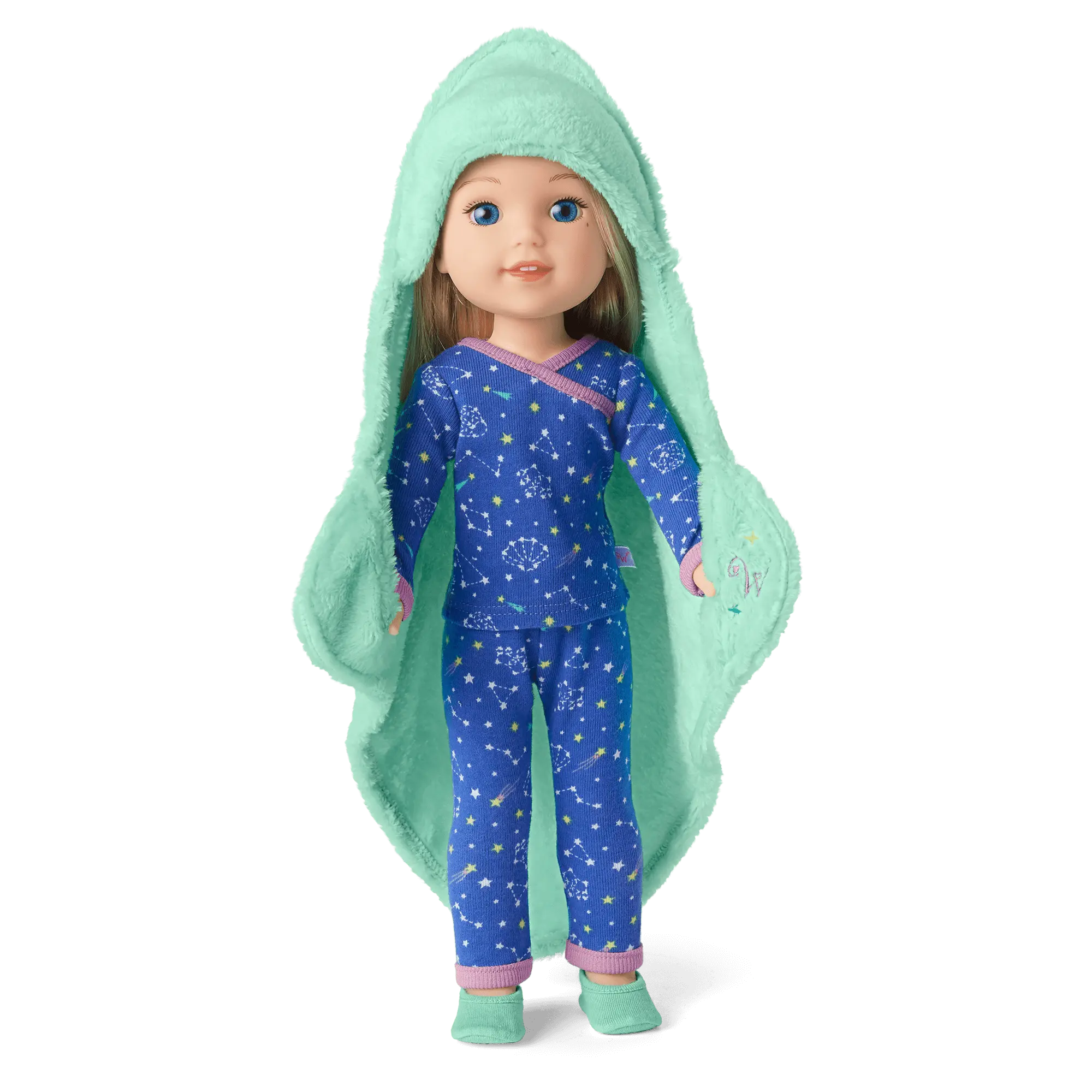 Starry Sky Pajamas For Welliewishers Dolls - Image 2