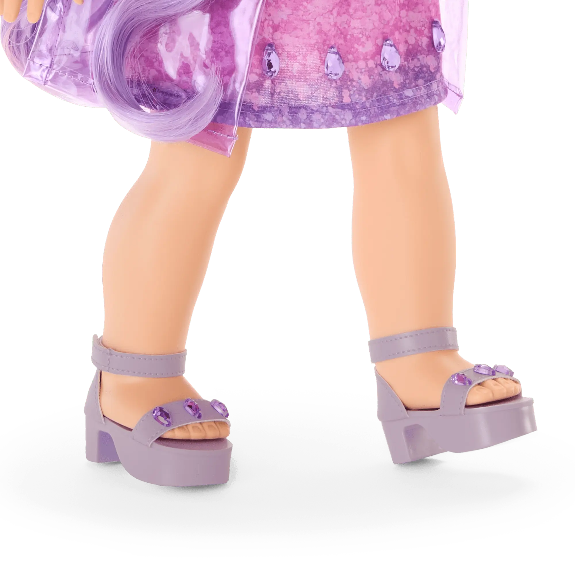 February Amazing Amethyst Outfit For 18-Inch Dolls - Image 6
