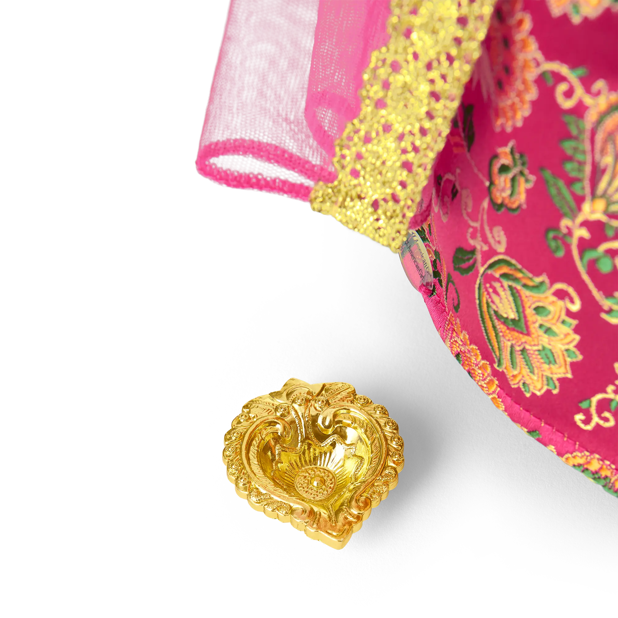 Diwali Celebration Outfit For 18-Inch Dolls - Image 6
