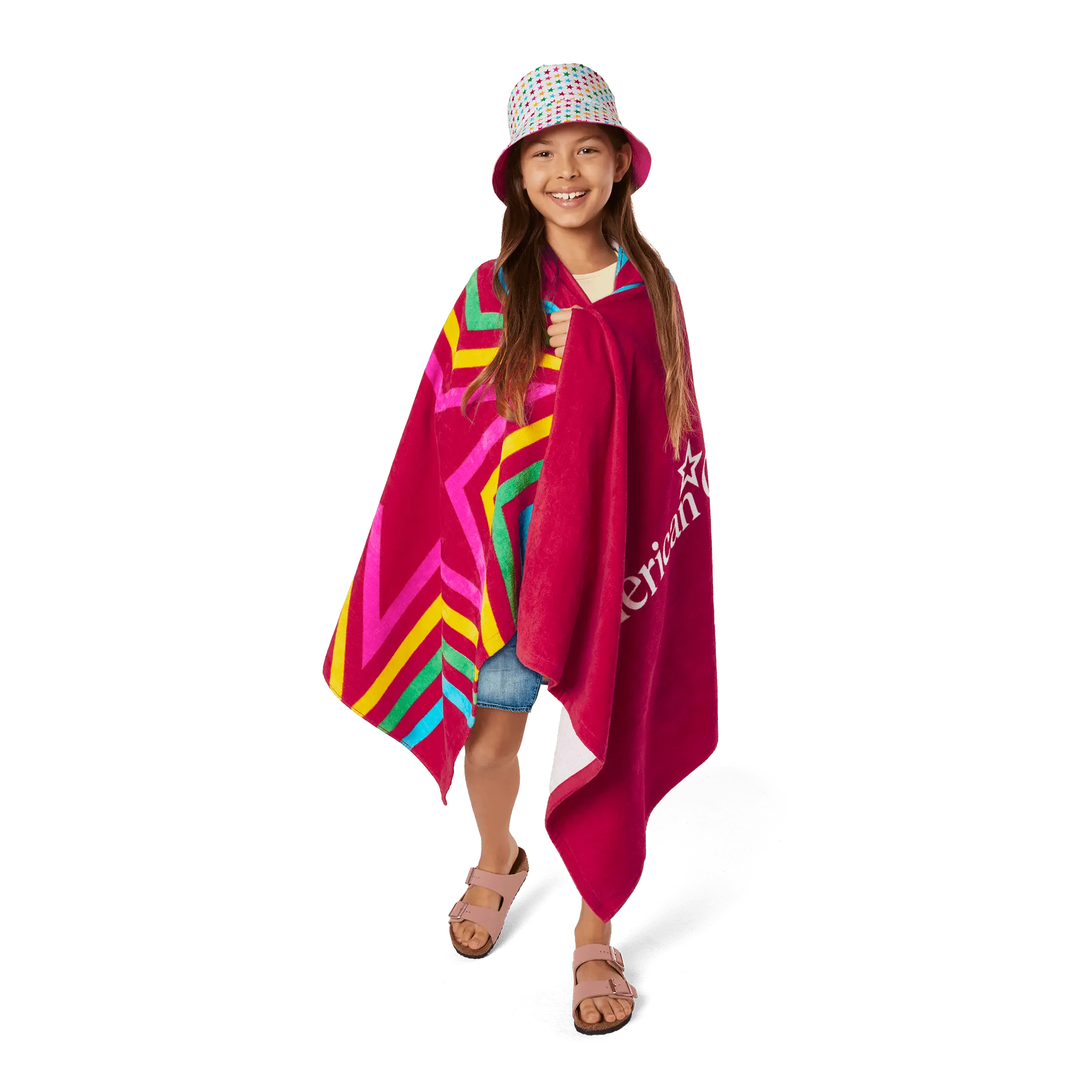 American Girl Beach Towel