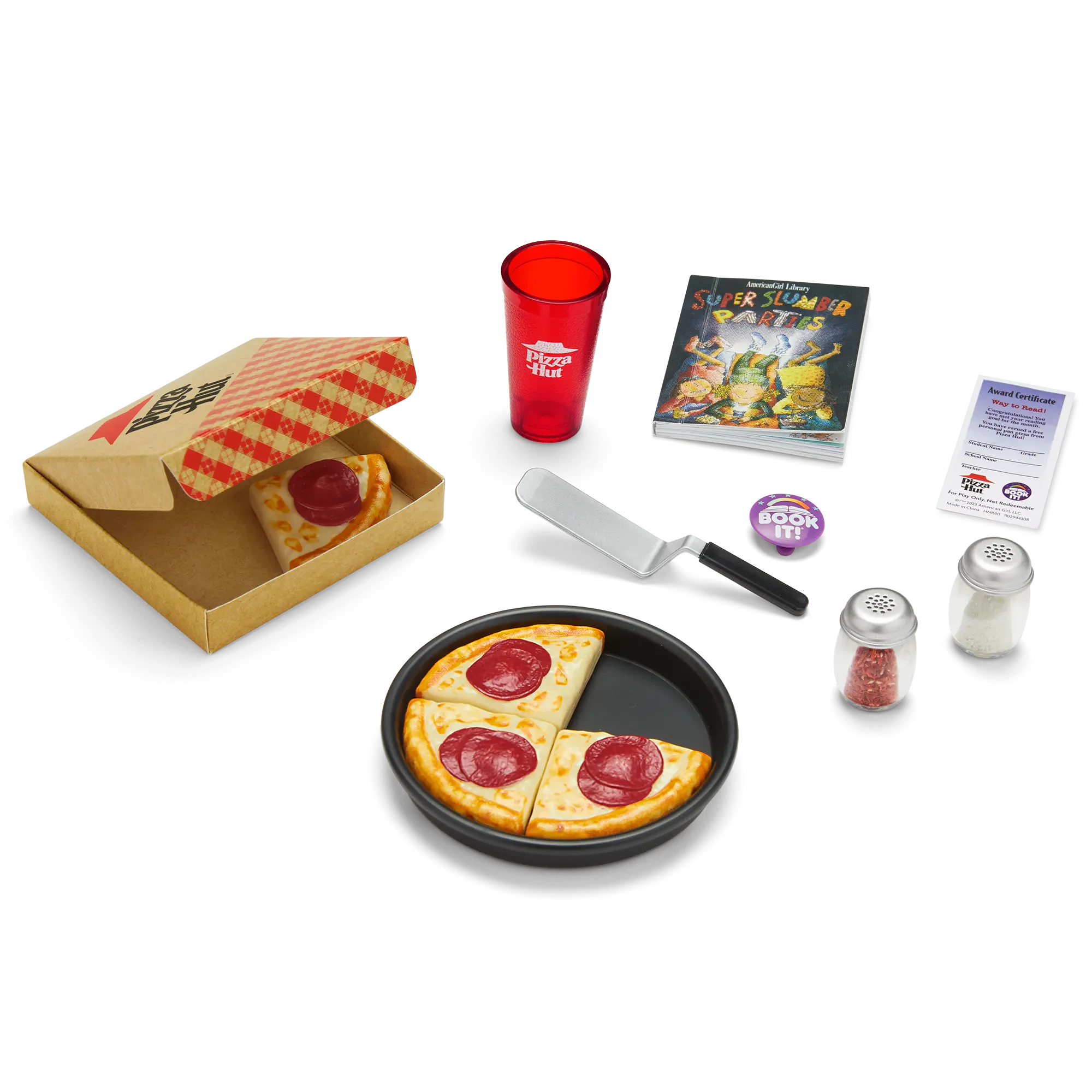 Pizza Hut Book It! Set For 18-Inch Dolls (Historical Characters)