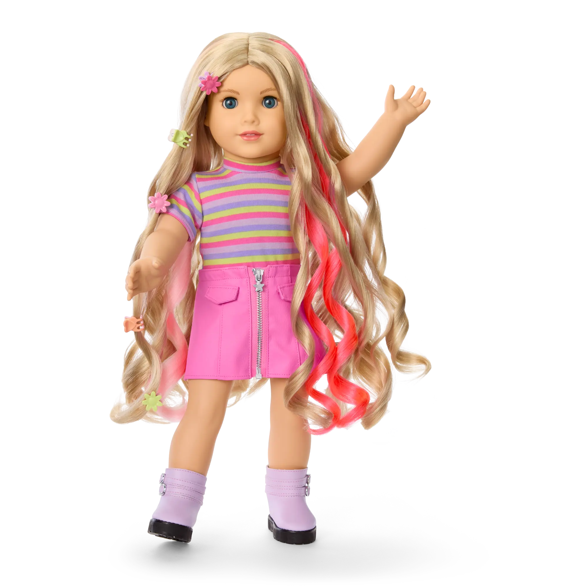 Long Hair Looks By Truly Me 18-Inch Doll #133 & Hair Accessories - Image 5