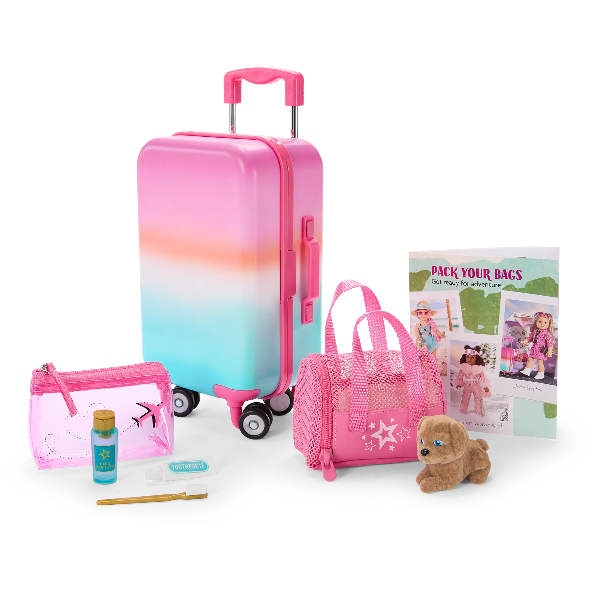 Packed With Fun Luggage Set For 18-Inch Dolls