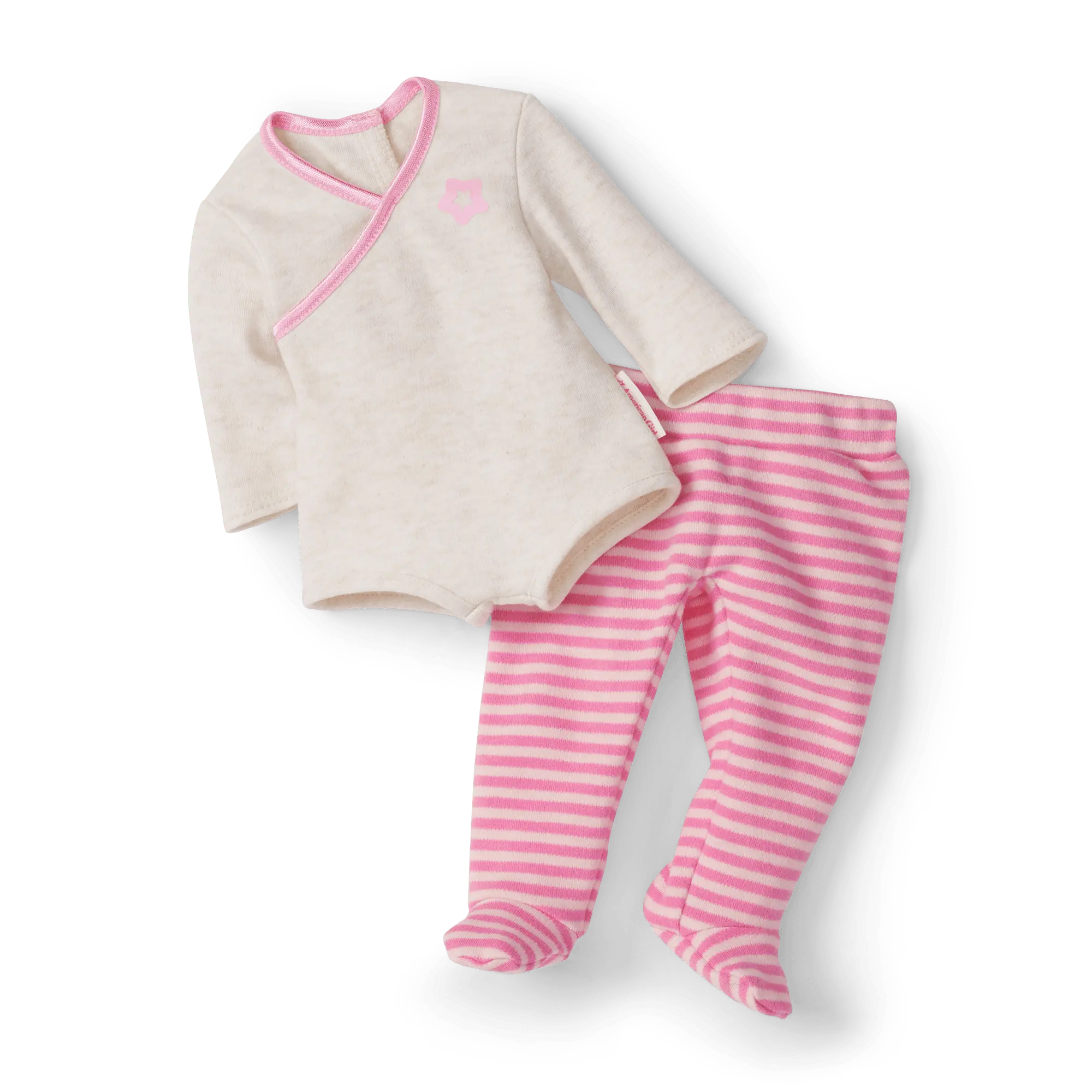 Bitty Baby Doll #4 With Black Hair In Pretty Pink - Image 2