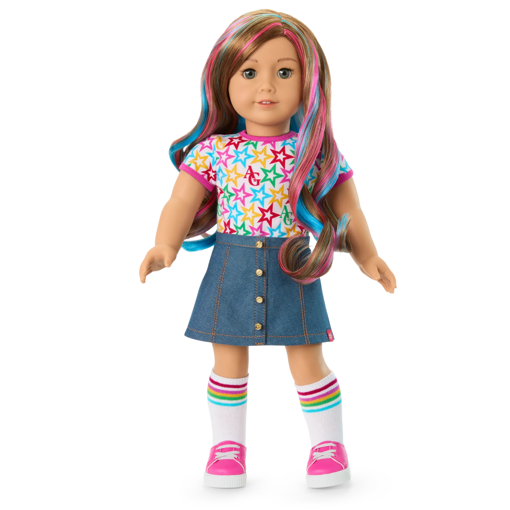 Truly Me 18-Inch Doll #101 With Wavy Caramel Hair - Image 9