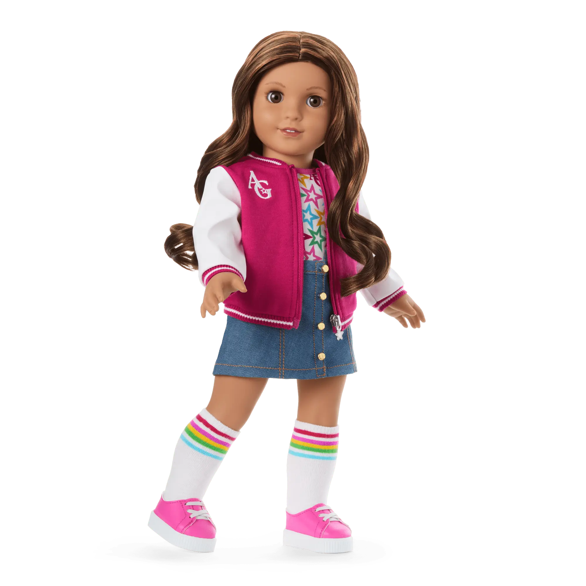 Truly Me 18-Inch Doll #117 With Wavy Dark-Brown Hair
