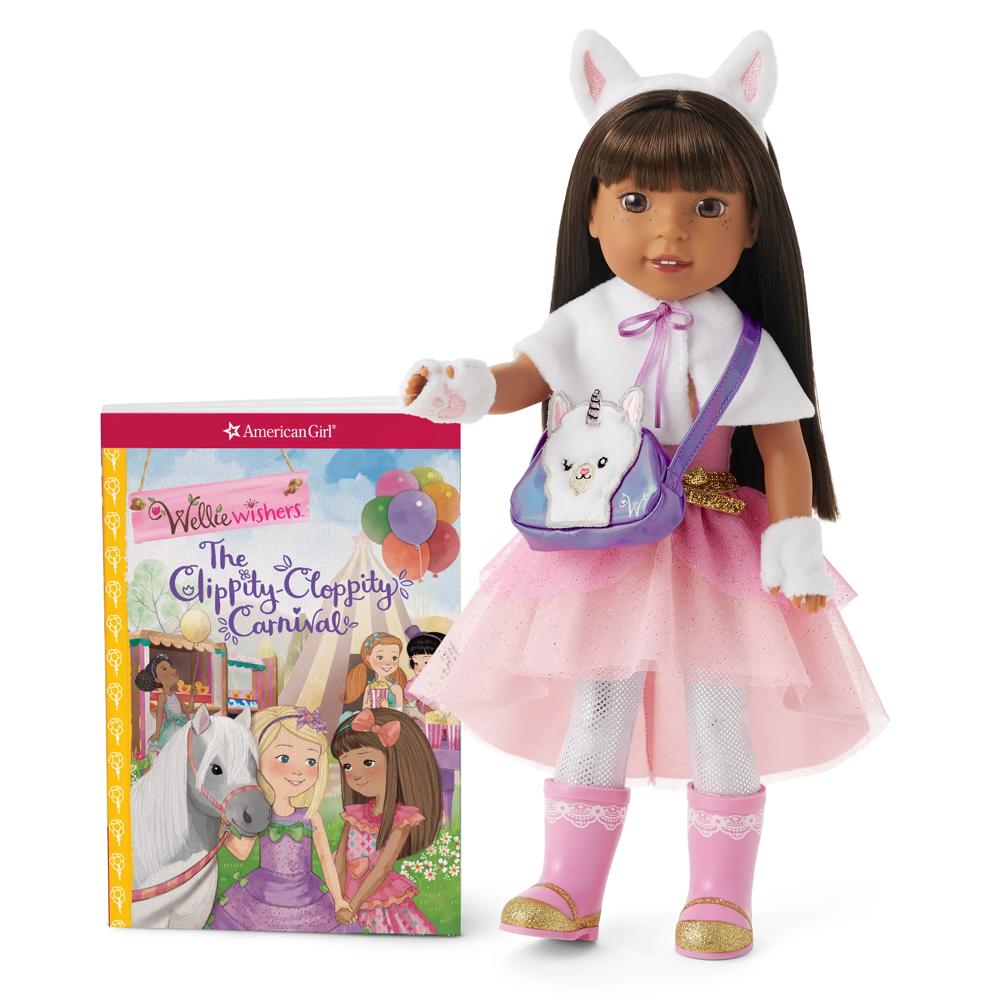 Ashlyn Doll, Book & Magical Llamacorn Accessories