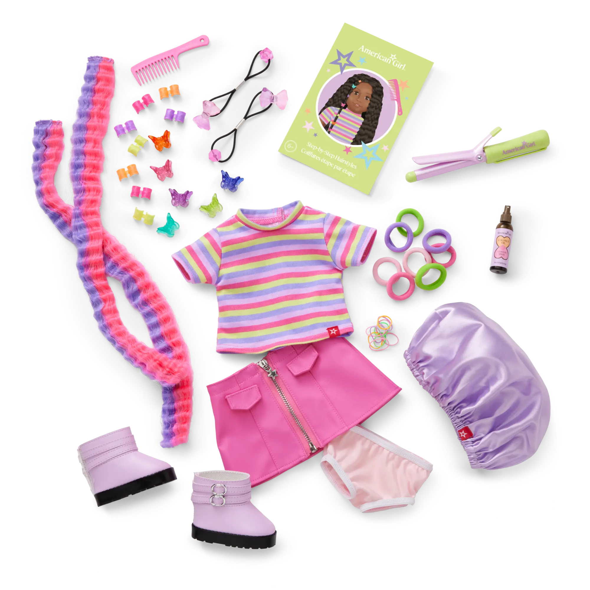 Long Hair Looks By Truly Me 18-Inch Doll #135 & Hair Accessories - Image 3