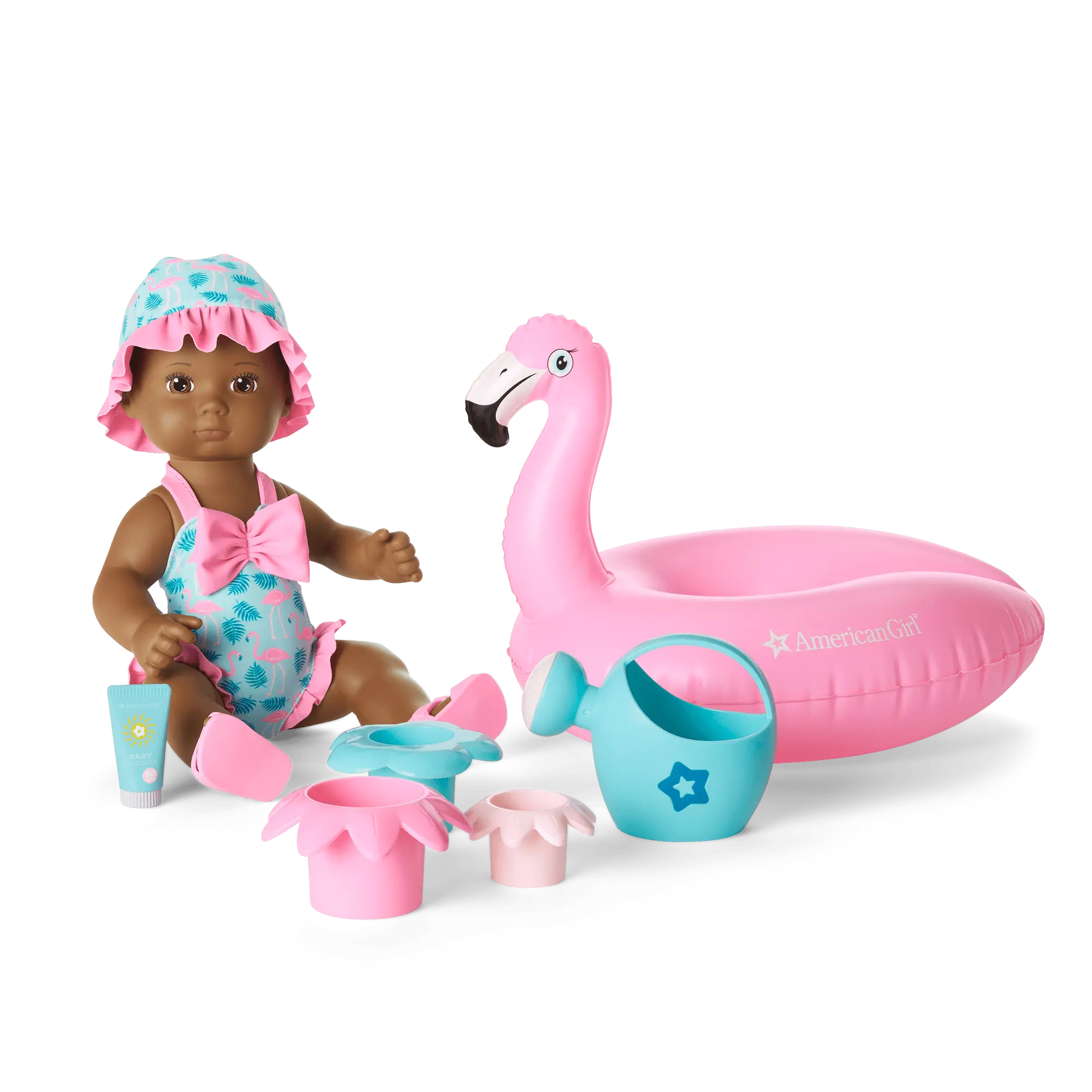 Flamingo Fun Play Set (Bitty Baby Splash)