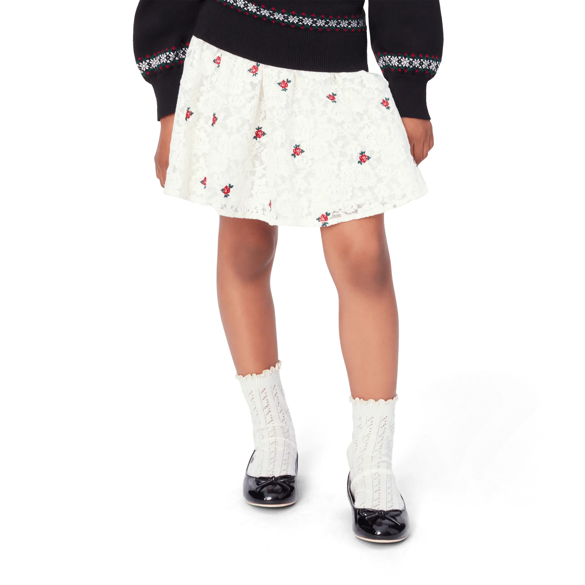American Girl X Janie And Jack Holiday Rose Skirt For Girls