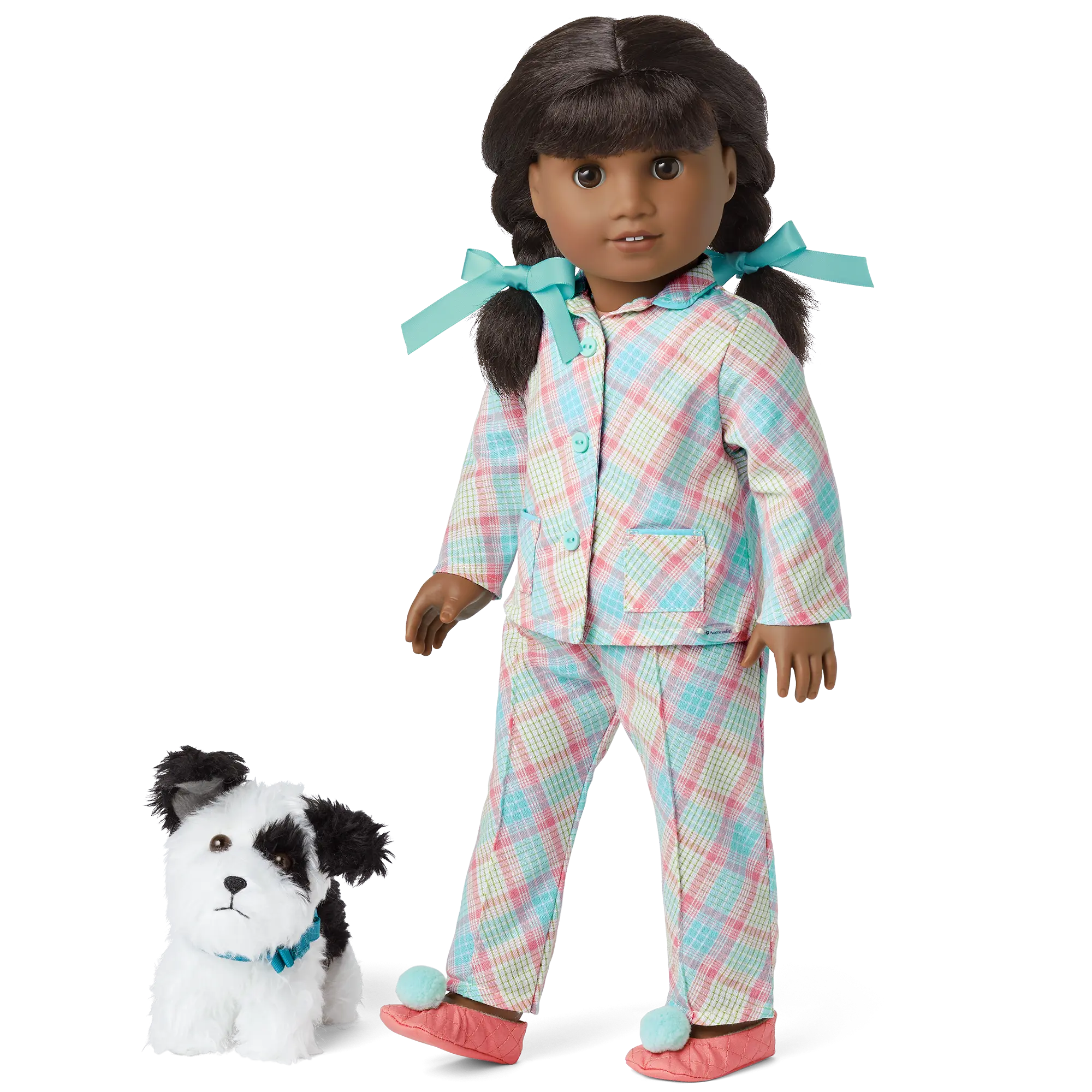 Melody's Plaid Pajamas & Dog (Historical Characters)