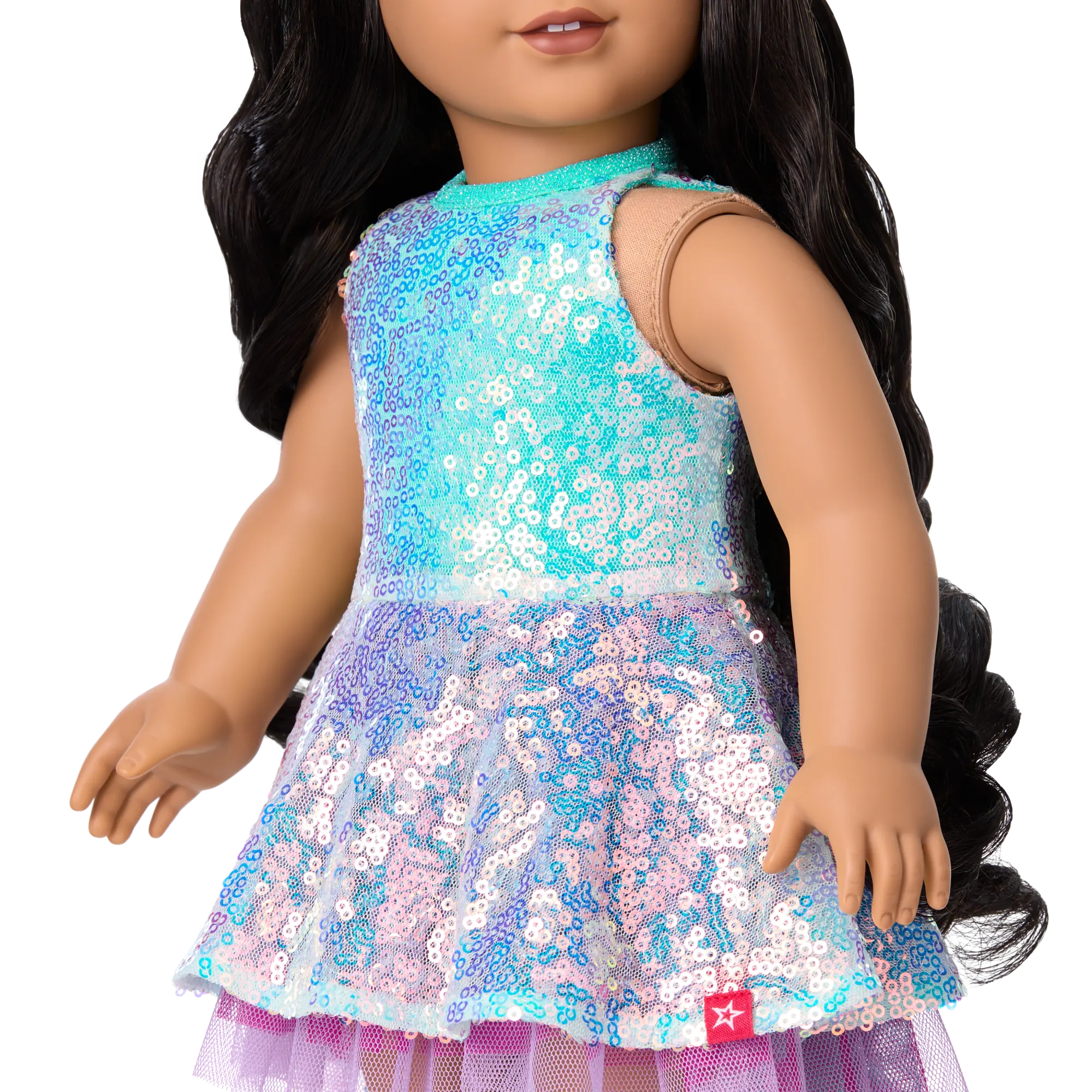 Glam Shimmering Ocean Outfit For 18-Inch Dolls - Image 9