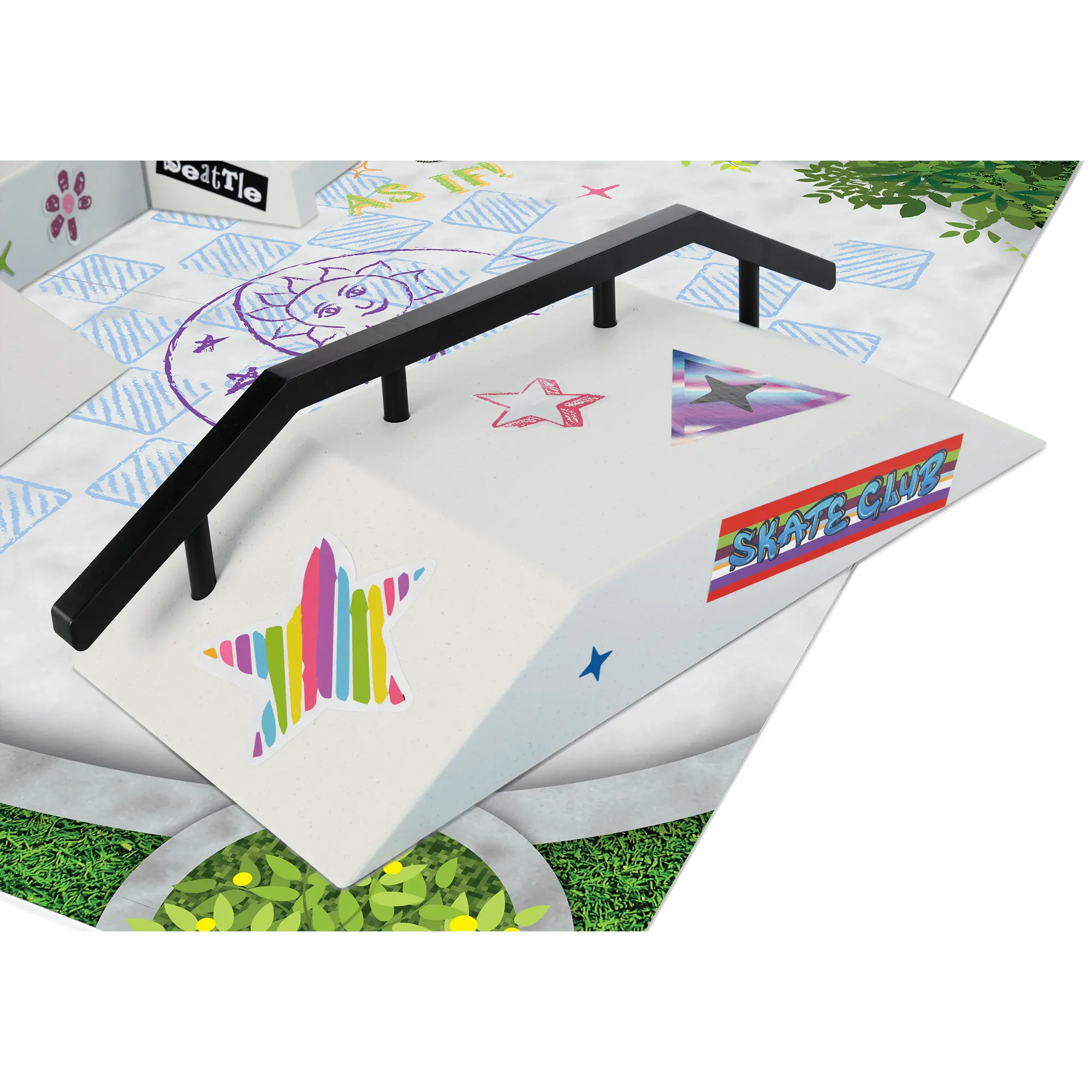Isabel & Nicki's 2-In-1 Tennis Court & Skate Spot For 18-Inch Dolls (Historical Characters) - Image 5