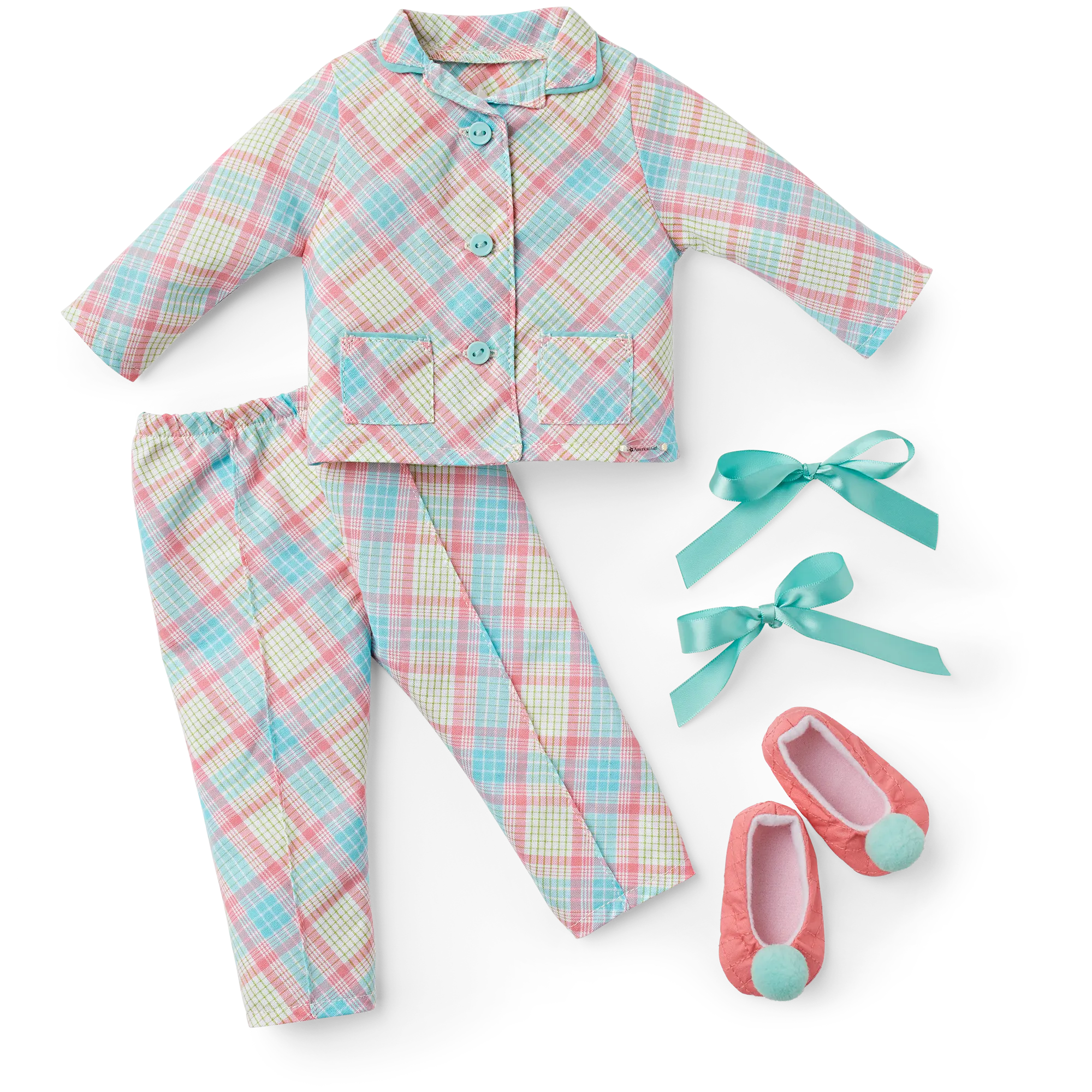 Melody's Plaid Pajamas For 18-Inch Dolls (Historical Characters)