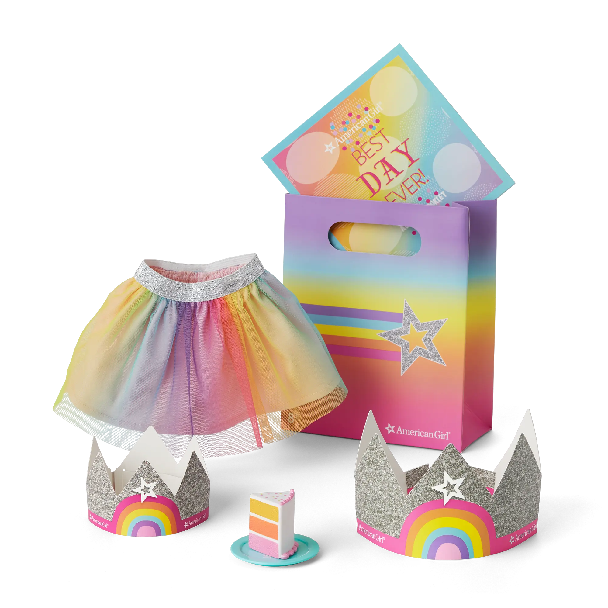 American Girl Rainbow Goody Bag Bundle (4 Pack)