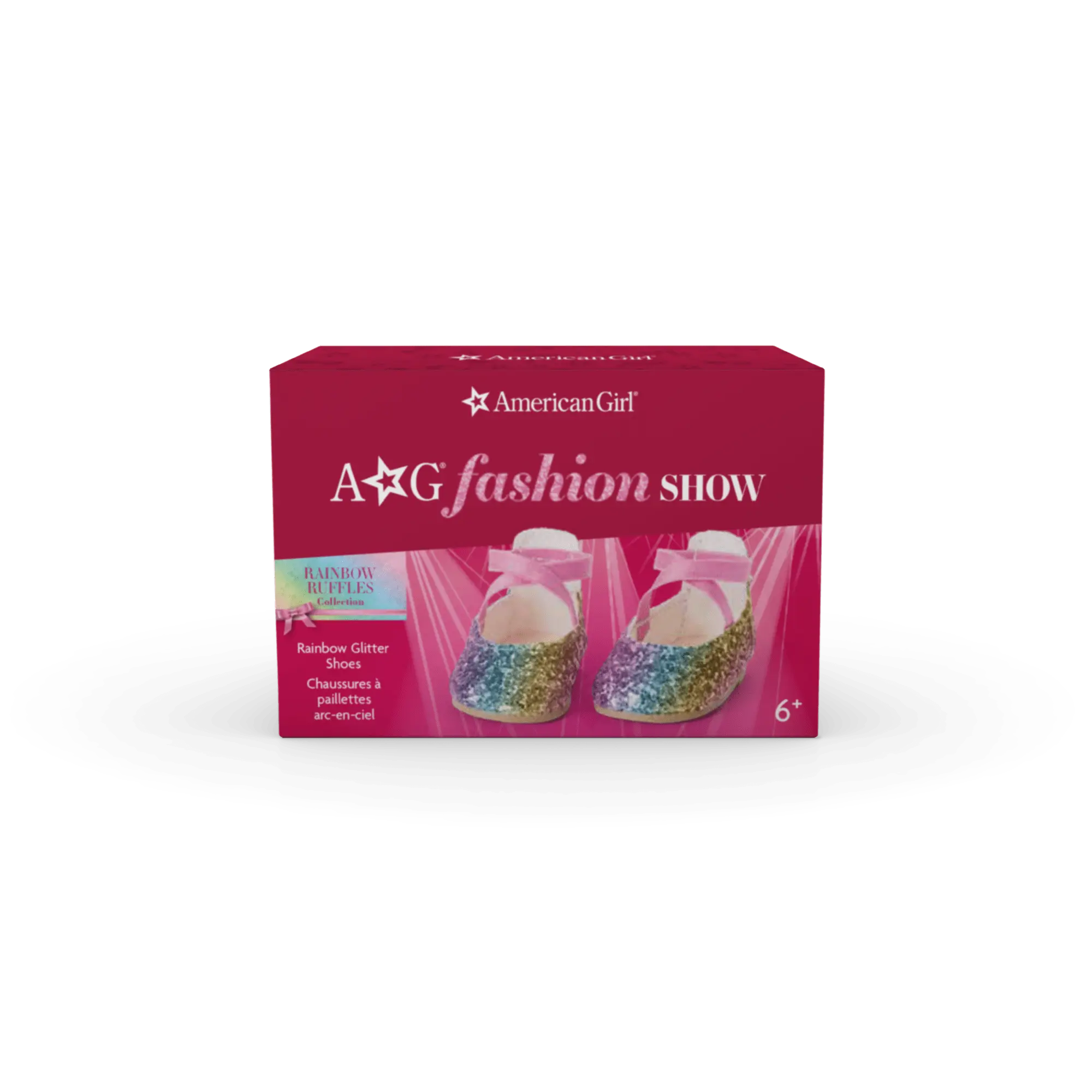 American Girl Rainbow Glitter Shoes For 18-Inch Dolls - Image 3