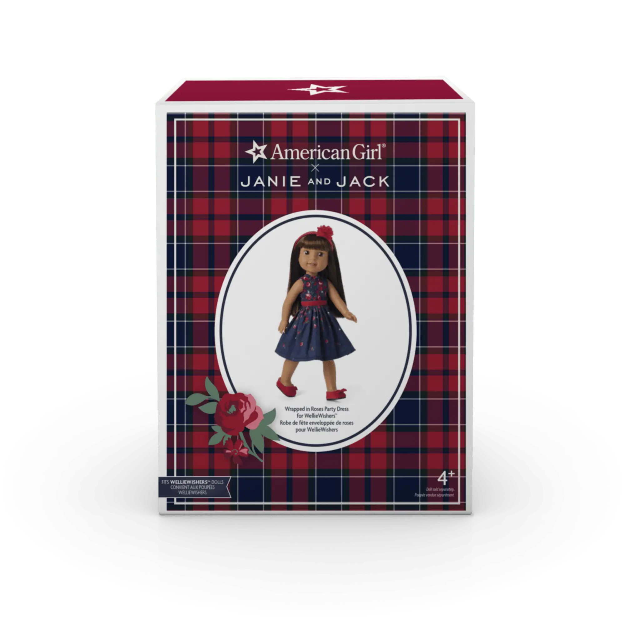 American Girl X Janie And Jack Wrapped In Roses Party Dress For Welliewishers Dolls - Image 7
