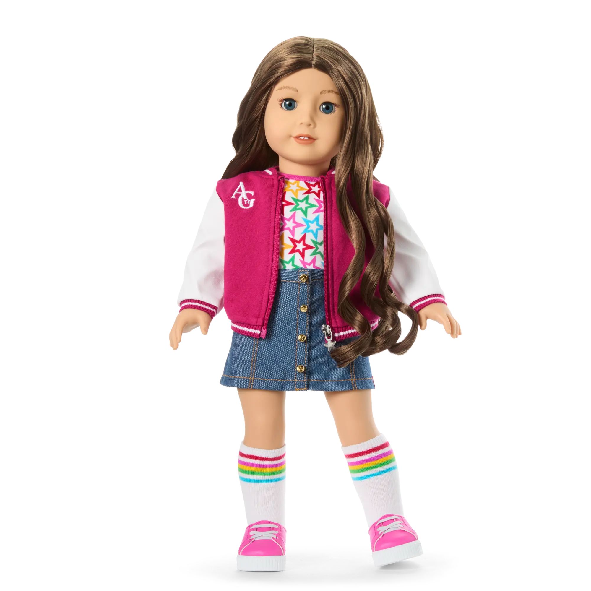Truly Me 18-Inch Doll #126 With Wavy Brown Hair