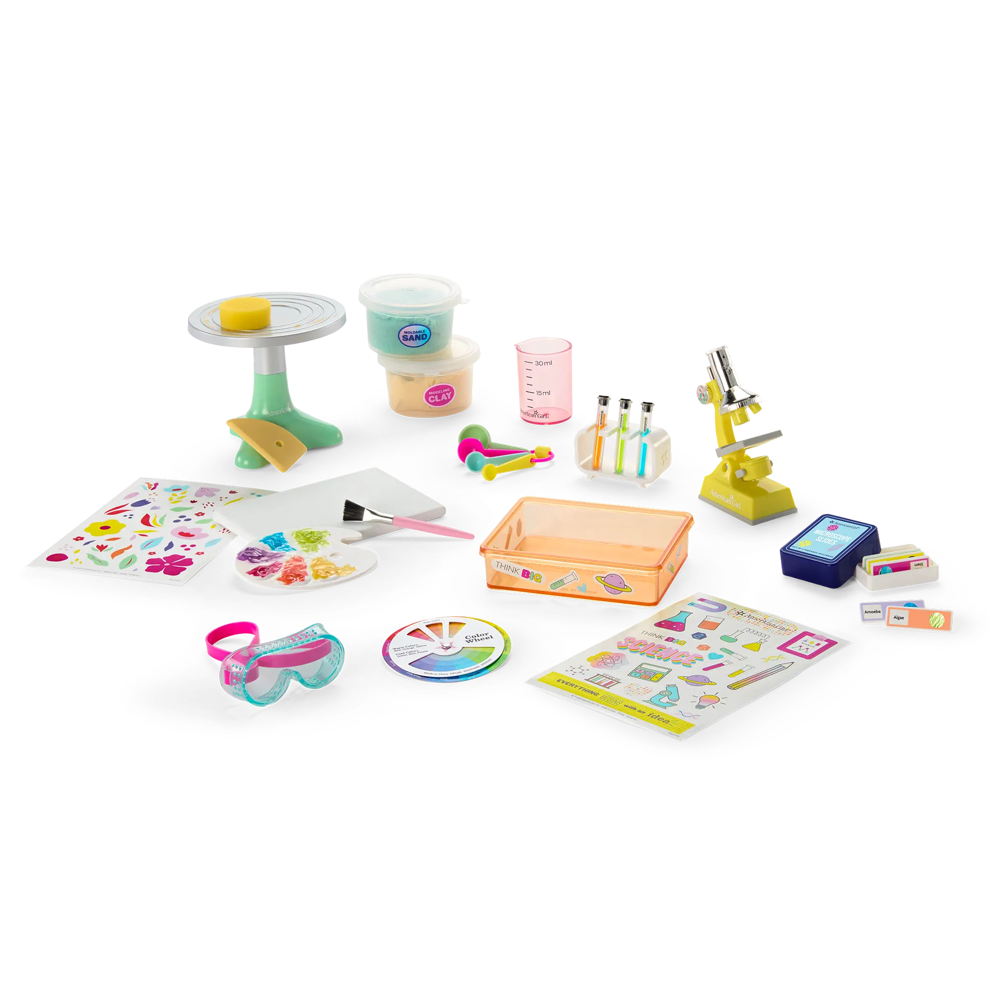 Love To Explore Art & Science Set For 18-Inch Dolls