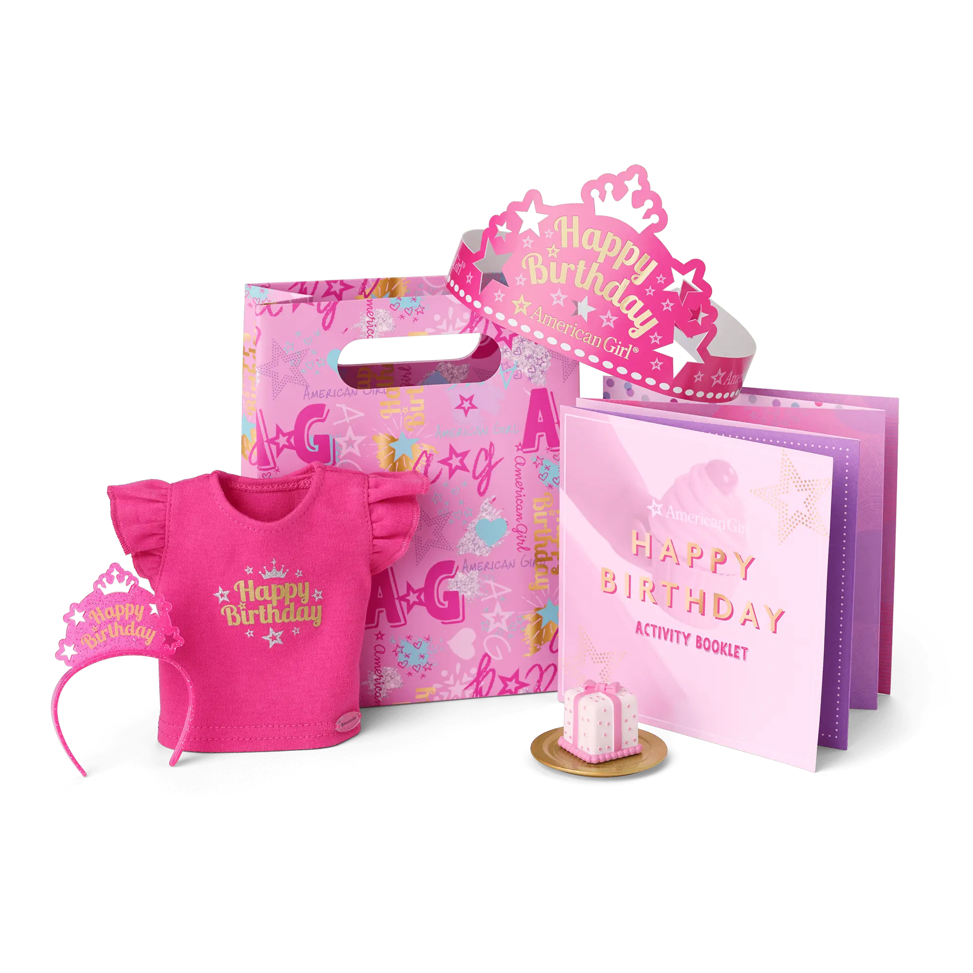 American Girl Happy Birthday Goody Bag Bundle (4 Pack)