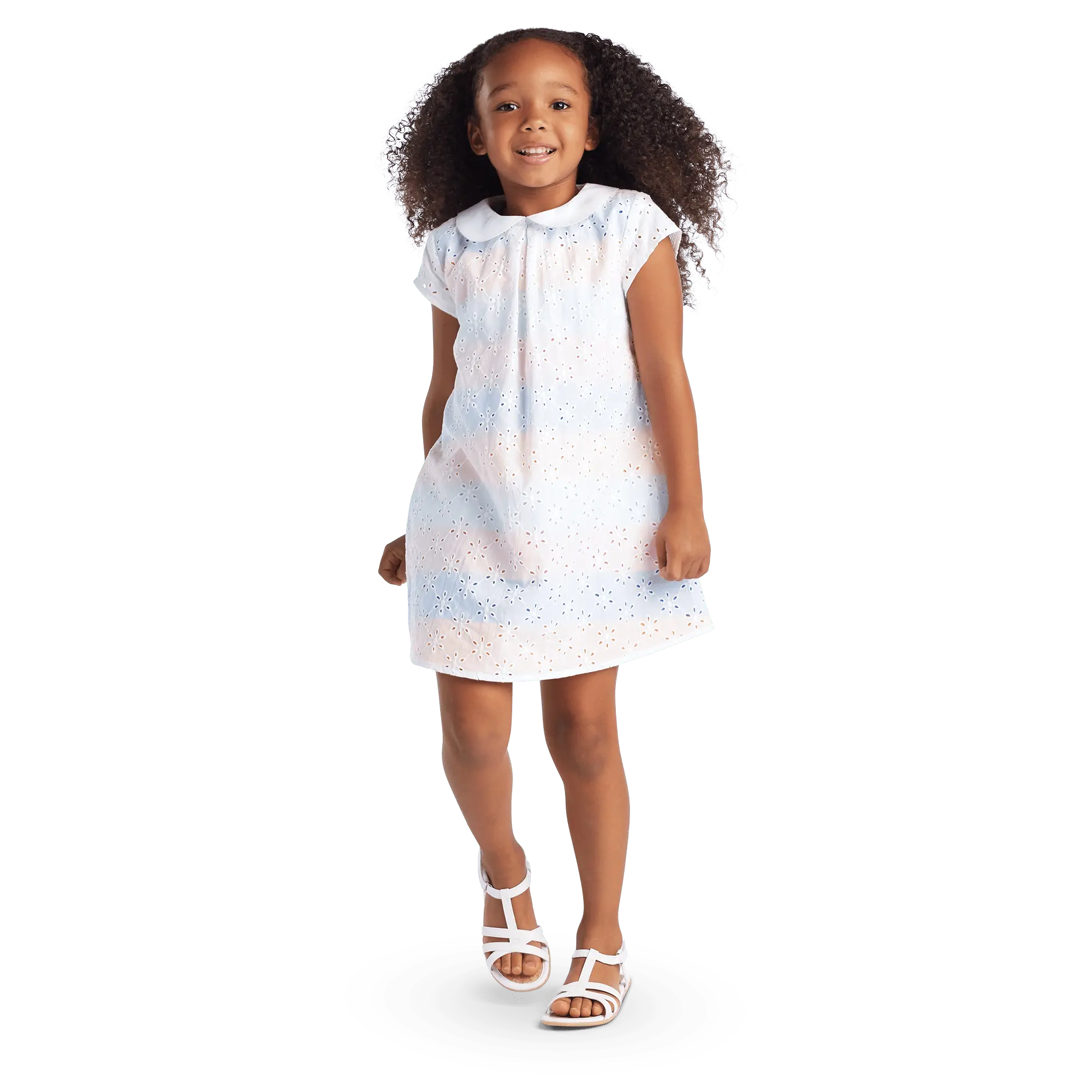 Sunny Flowers Dress For Little Girls - Image 2