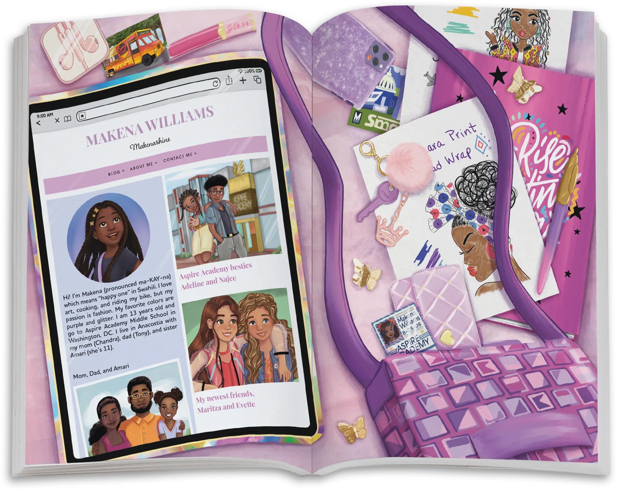 Makena Doll & Book - Image 9