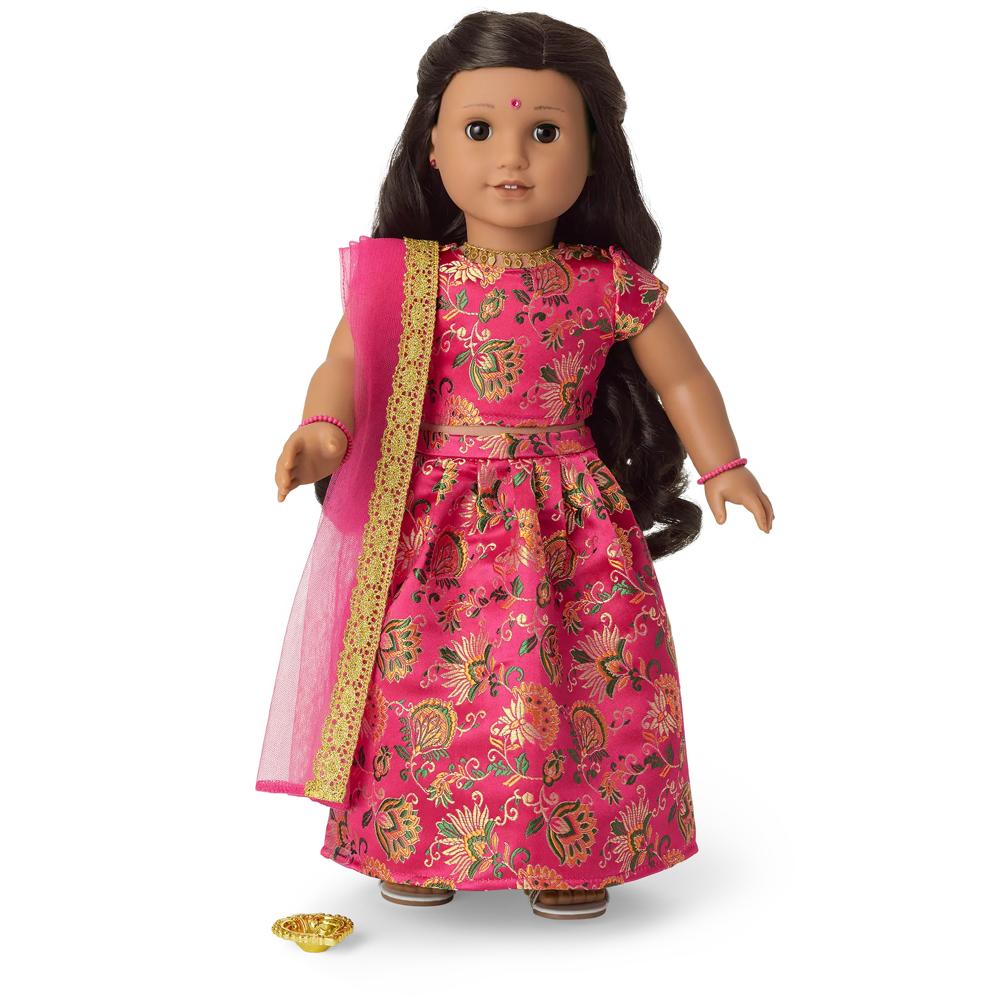 Diwali Celebration Outfit For 18-Inch Dolls - Image 2
