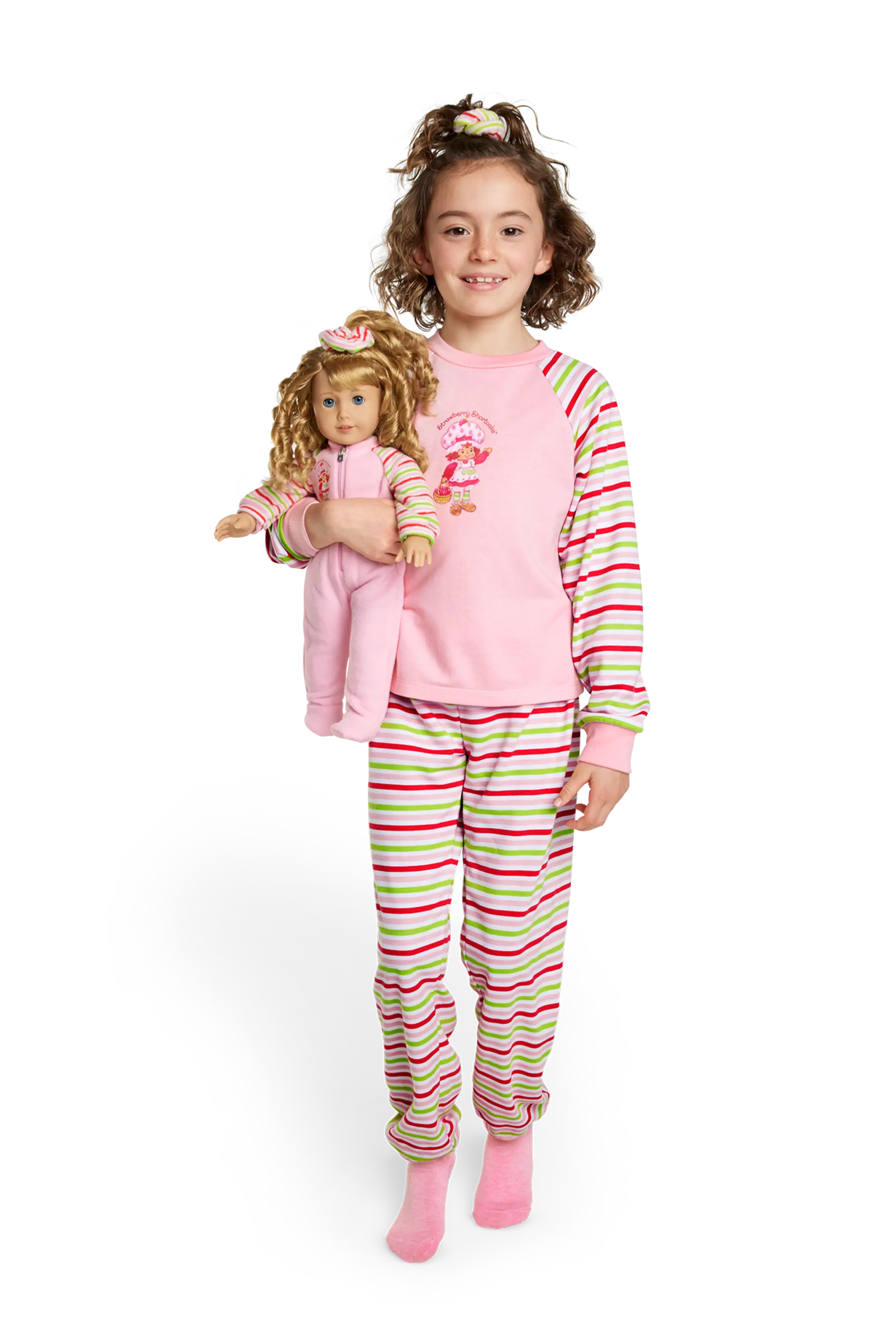 Courtney's Strawberry Shortcake Pjs For Girls & 18-Inch Dolls (Historical Characters)